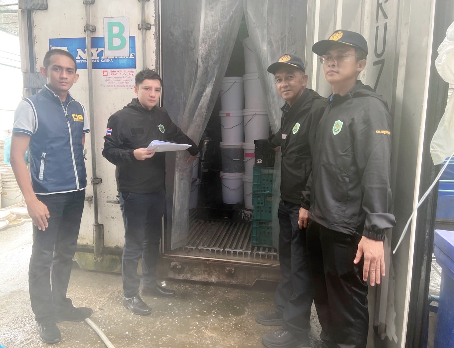 สำนักงานประมงพื้นที่กรุงเทพมหานครลงพื้นที่ตรวจสอบห้องเย็น ณ จังหวัดสมุทรสาคร สมุทรสงคราม และกรุงเทพหานคร