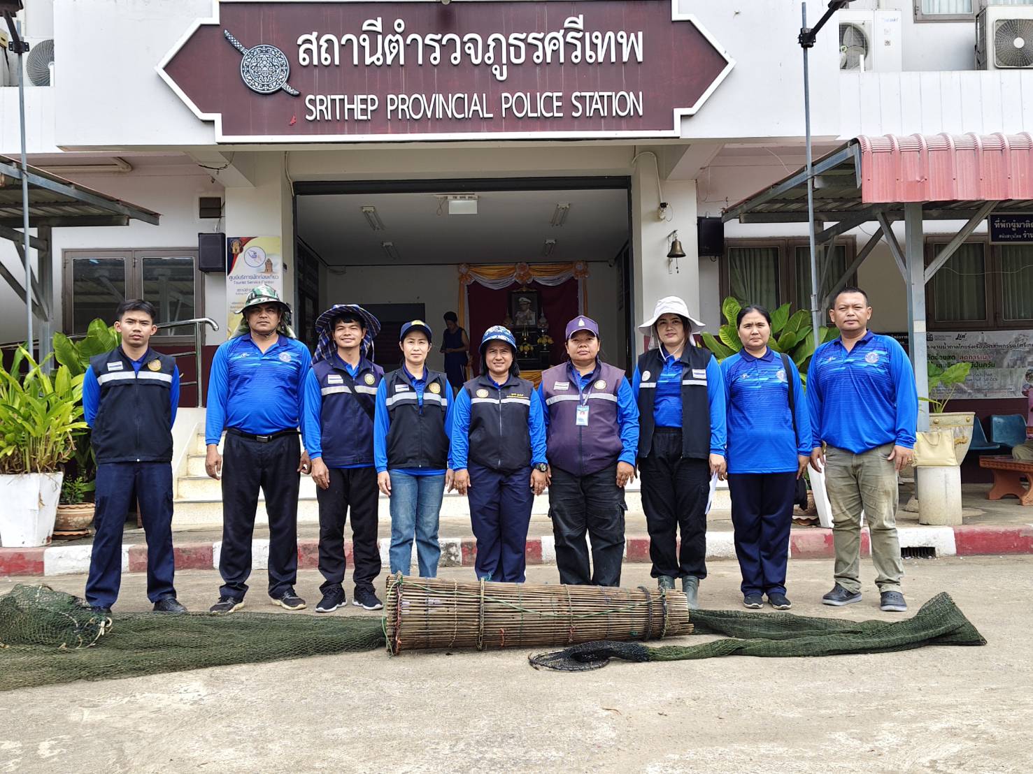 ตรวจตรา ป้องปราม ป้องกันการฝ่าฝืนทำการประมงด้วยเครื่องมือ 