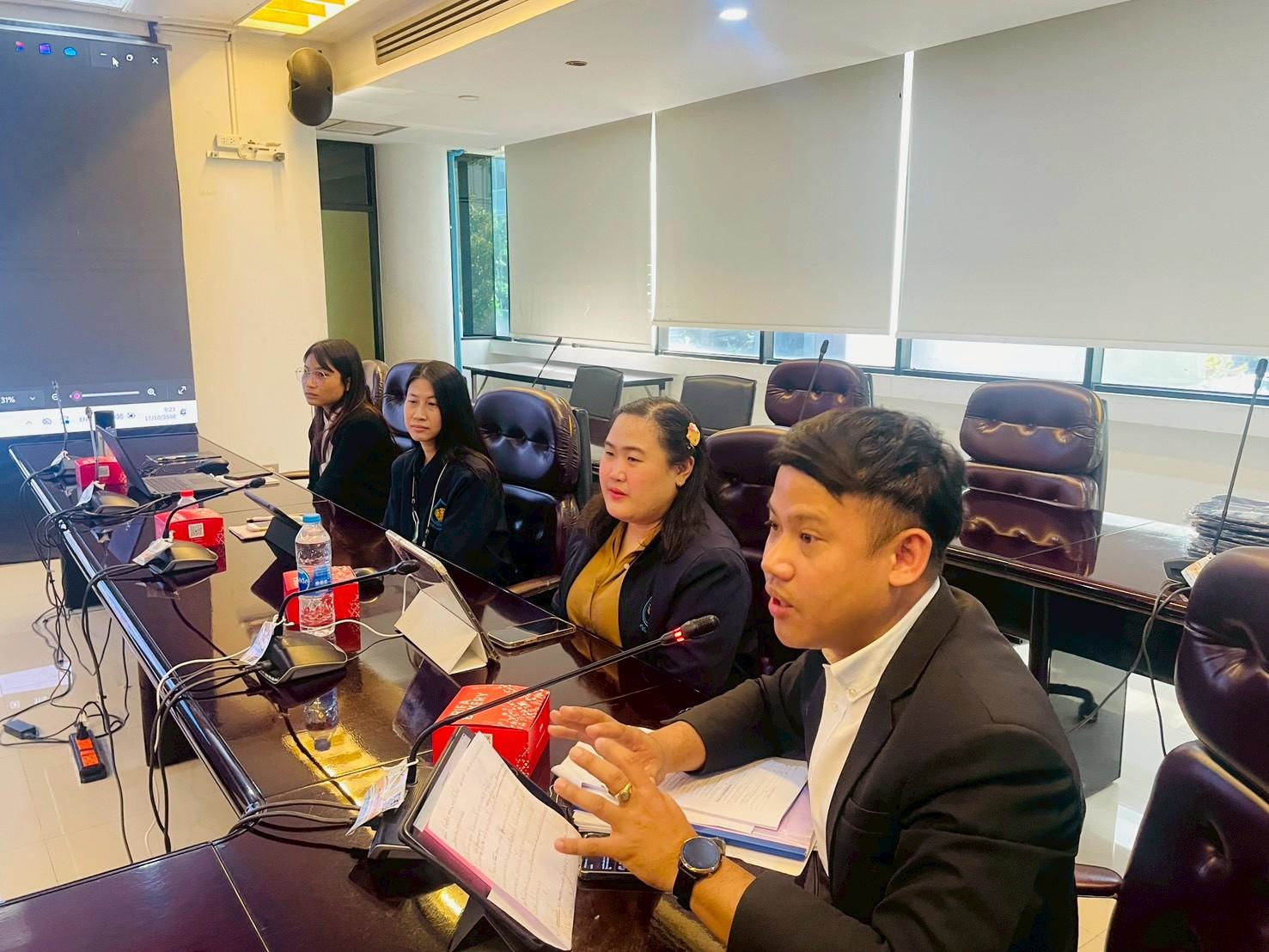 กลุ่มตรวจสอบภายใน กรมประมง เยี่ยมชมและศึกษาดูงานด้านการปฏิบัติงานตรวจสอบภายใน ณ สำนักงานทรัพยากรน้ำแห่งชาติ