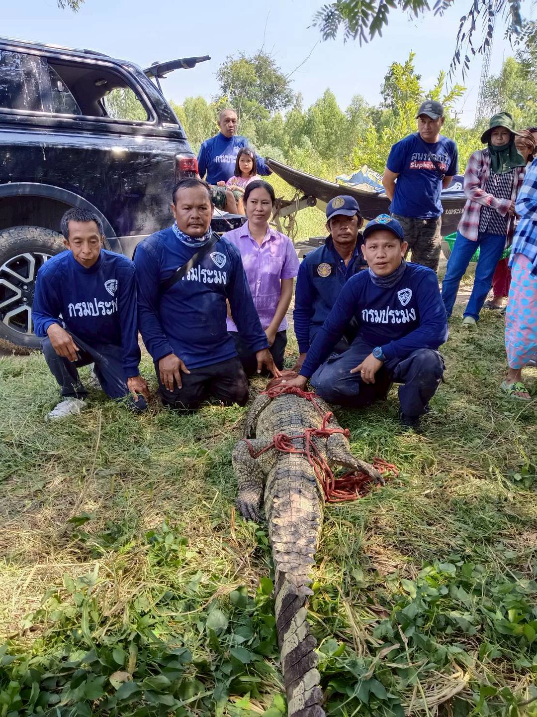 ประมงอำเภอท่าตะโก ร่วมกับ หน่วยป้องกันและปราบปรามบึงบอระเพ็ด ตรวจสอบพื้นที่ หมู่บ้านเนินสำราญ เนื่องจากได้รับแจ้งว่าพบเห็นจระเข้ บริเวณบ่อน้ำของเกษตรกร..คลิก