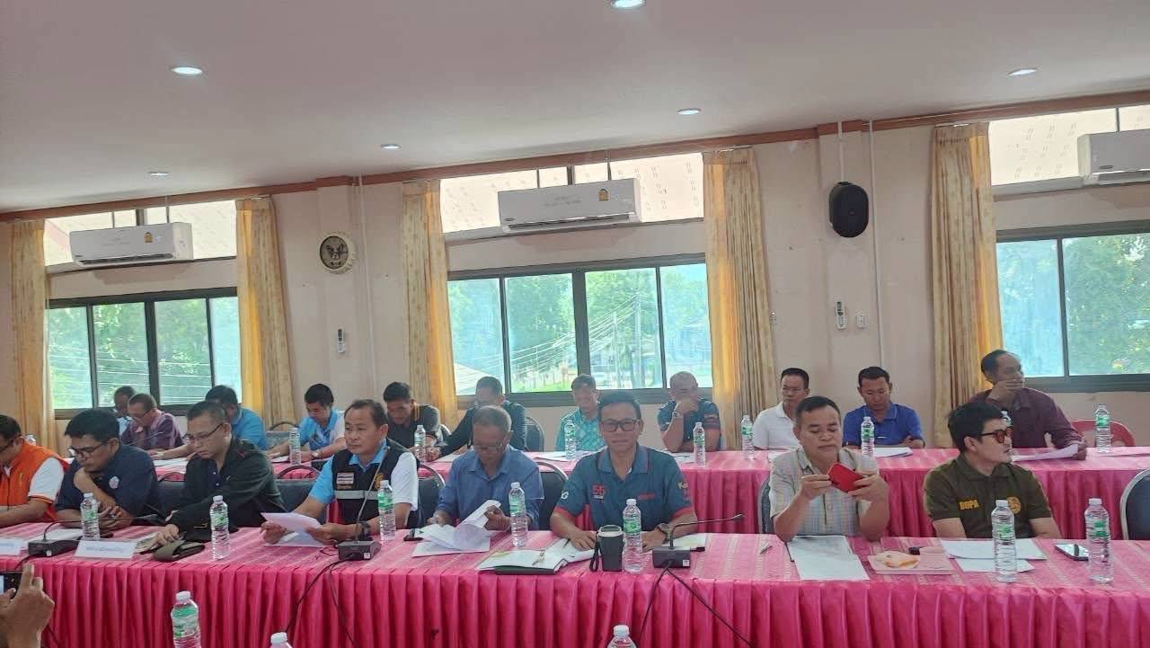 ร่วมประชุมคณะกรรมการให้ความช่วยเหลือผู้ประสบภัยพิบัติ อำเภอเมืองหนองบัวลำภู (ก.ช.ภ.อ.) ครั้งที่ 2/2568