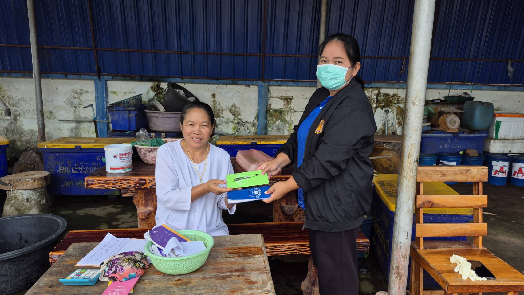 การปฏิบัติงานโครงการการเก็บข้อมูลปริมาณผลจับ สัตว์น้ำจากสมุดปูม (Logbook) ชาวประมง และท่าขึ้นปลา ประจำเดือนกันยายน 2568