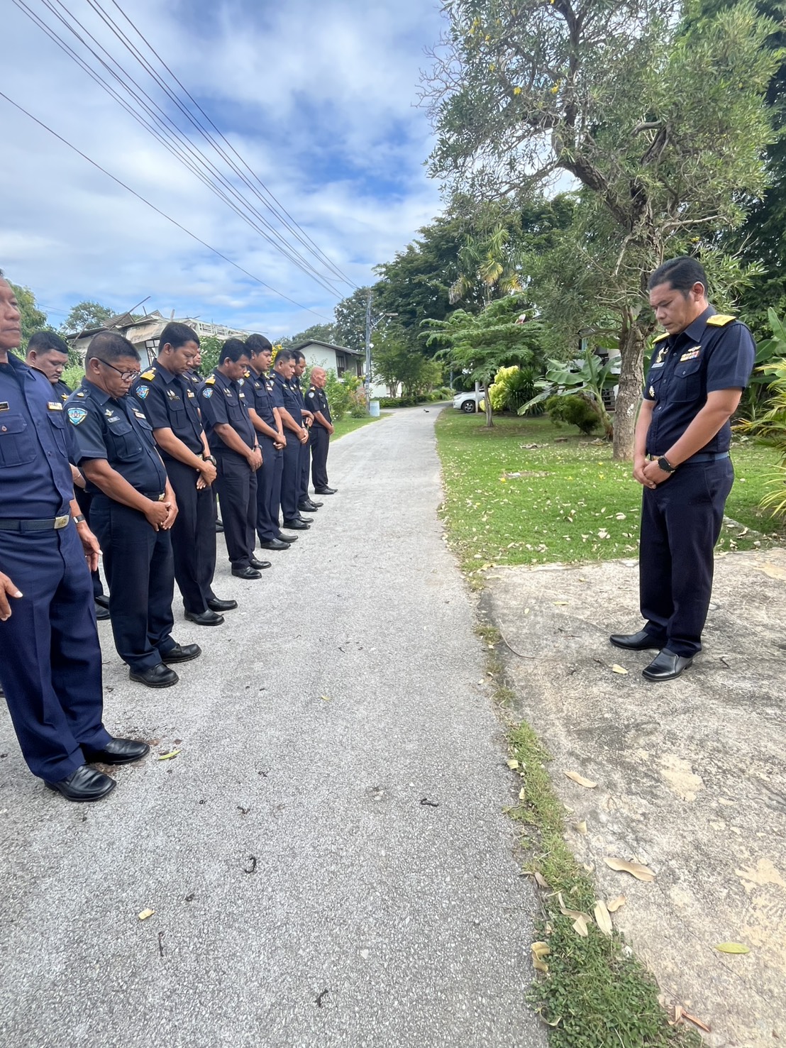  ร่วมทำกิจกรรมหน้าเสาธงและมอบหมายงานประจำสัปดาห์