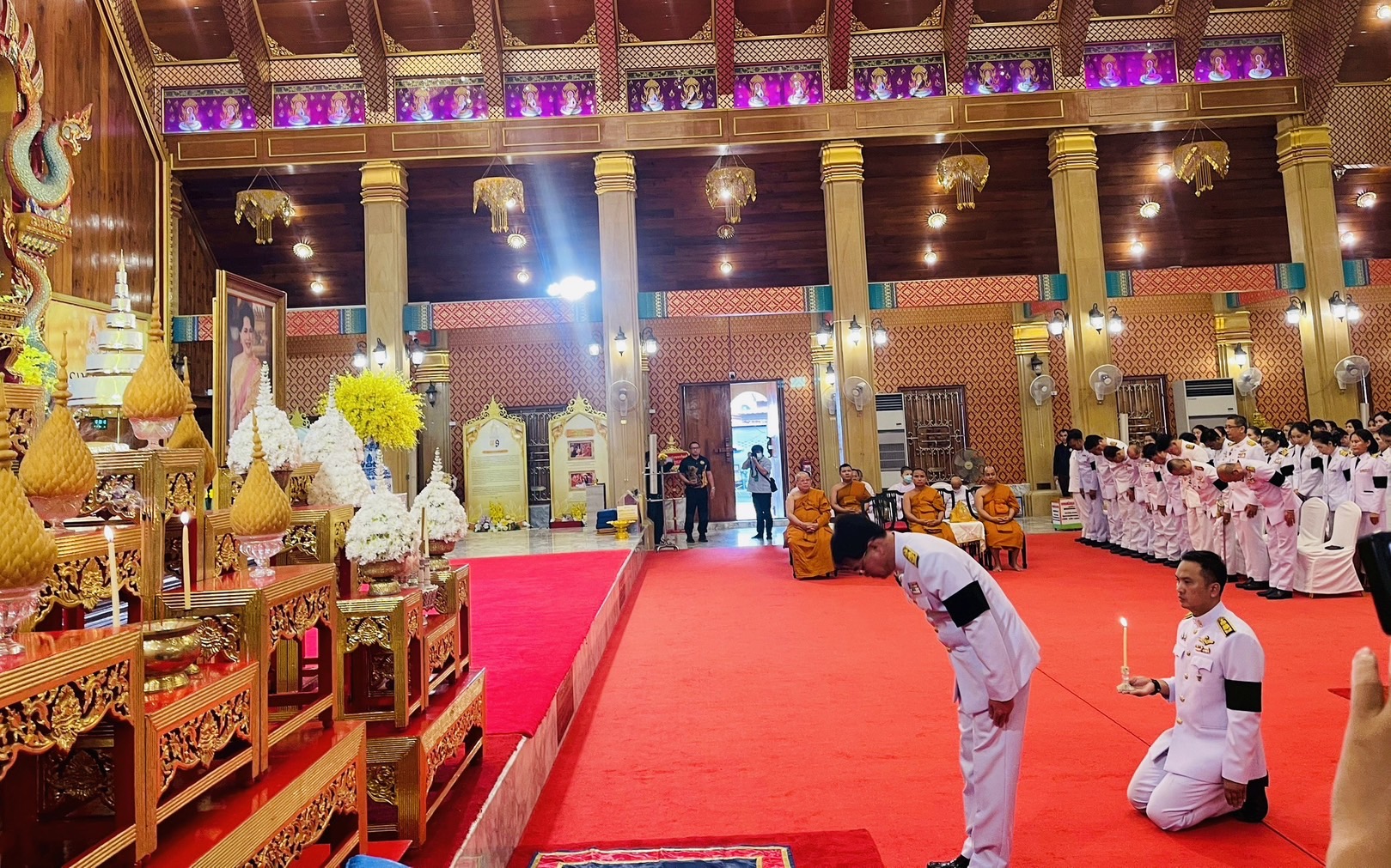 ประมงอุบลฯ ร่วมพิธีบำเพ็ญกุศลสวดพระอภิธรรม อุทิศถวายพระราชกุศลแด่ สมเด็จพระนางเจ้าสิริกิติ์ พระบรมราชินีนาถ พระบรมราชชนนีพันปีหลวง..คลิก