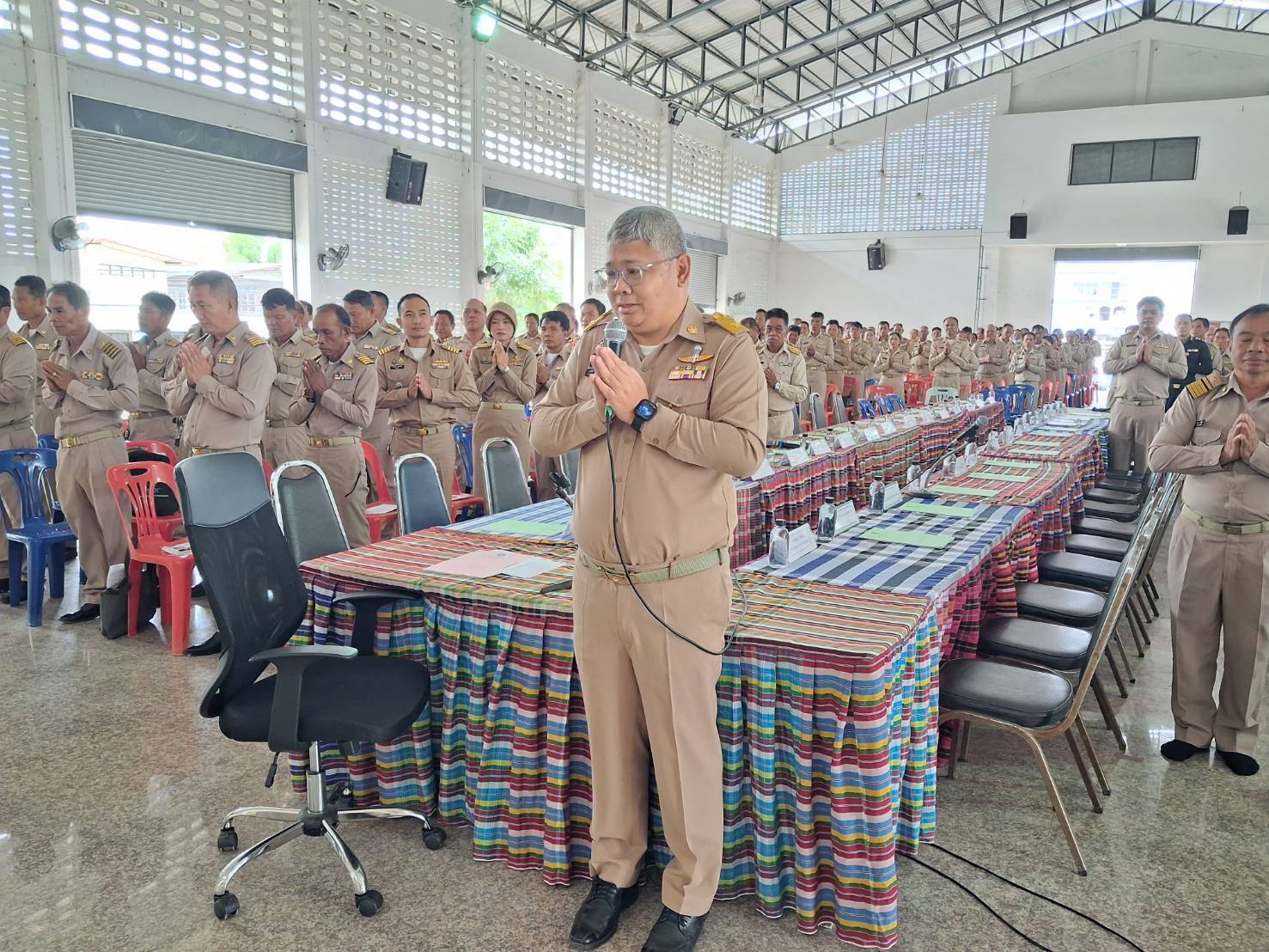 ร่วมประชุมประจำเดือนหัวหน้าส่วนราชการ กำนันผู้ใหญ่บ้าน ครั้งที่ 11 ประจำเดือนพฤศจิกายน พ.ศ. 2568 และการประชุมมอบนโยบายในการป้องกันและแก้ไขปัญหายาเสพติดตามนโยบายของรัฐบาล..คลิก