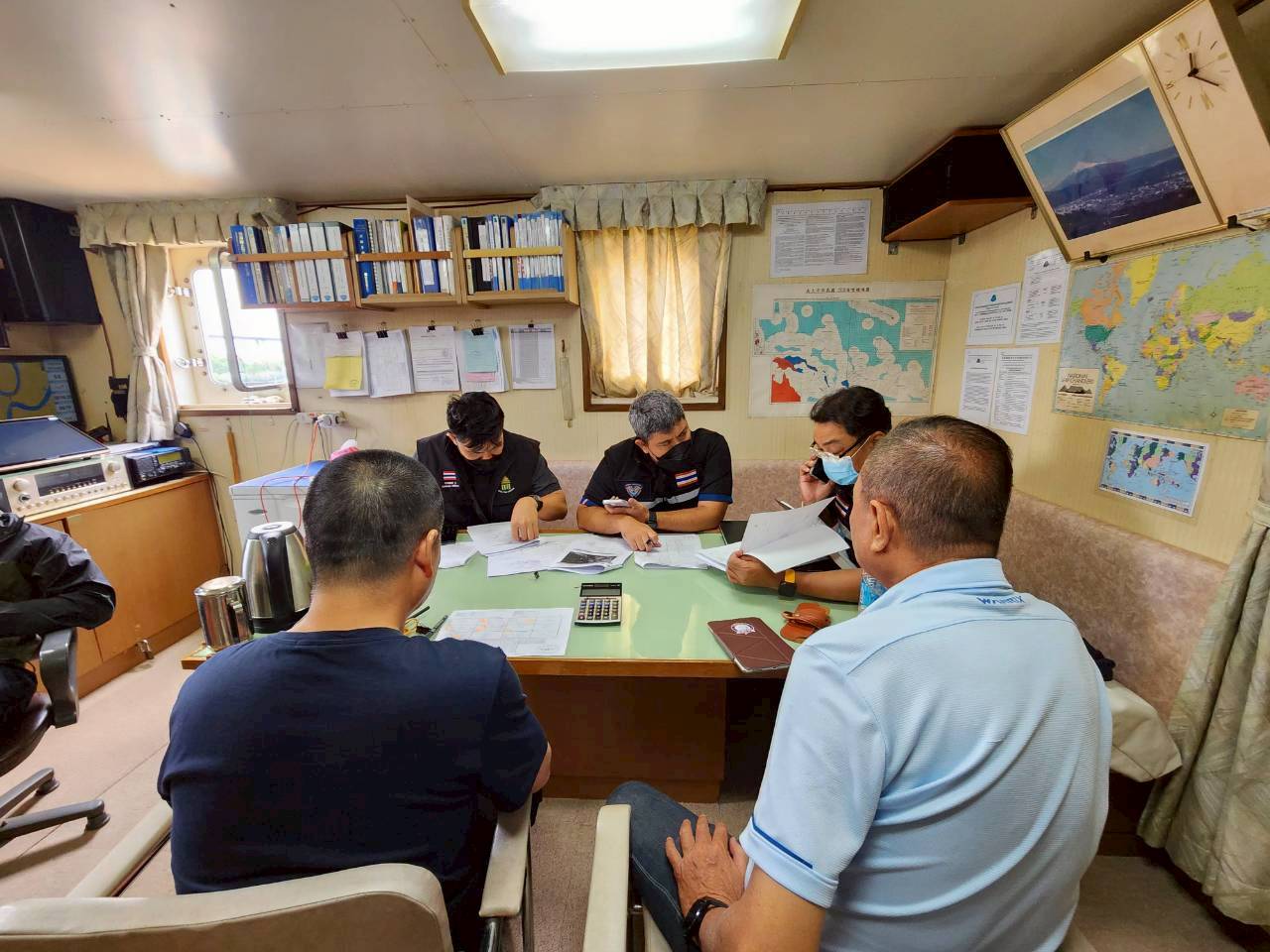 ตรวจสอบเรือตามมาตรการรัฐเจ้าขอ