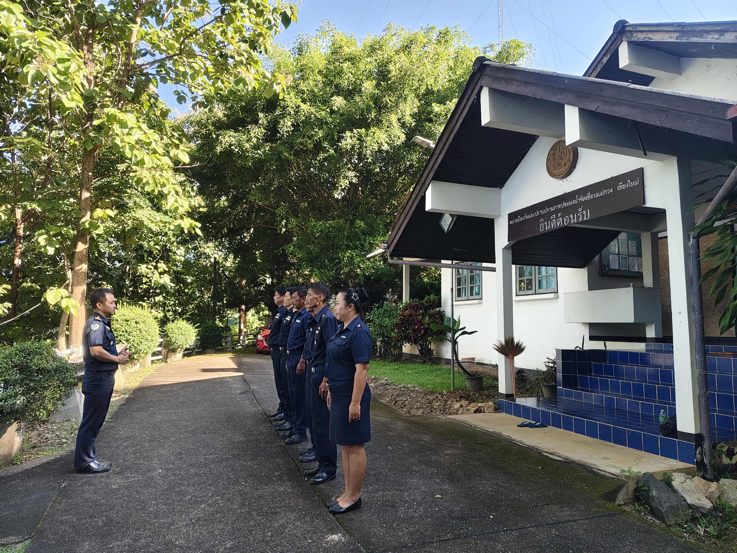 กิจกรรมหน้าเสาธง และประชุมชี้แจงแผนการดำเนินงาน