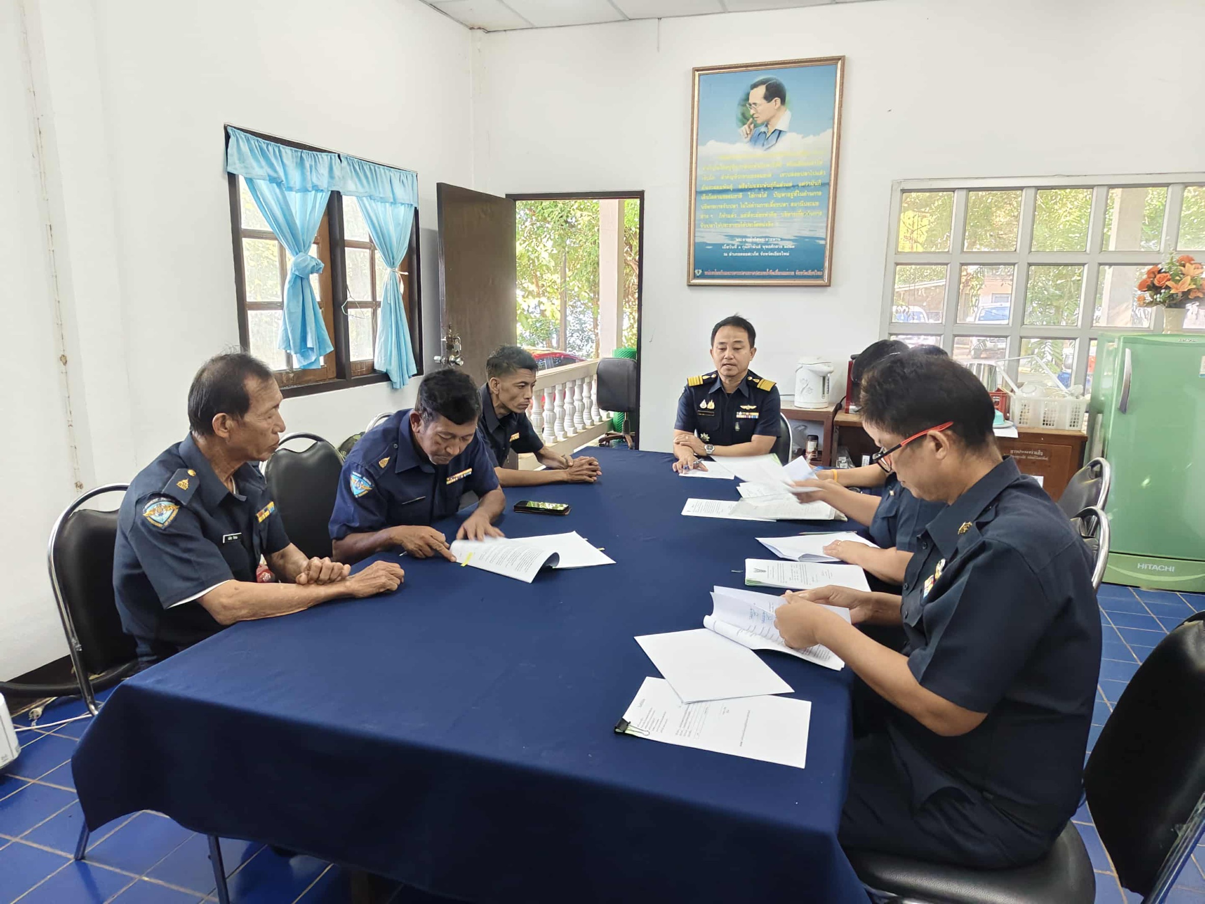 กิจกรรมหน้าเสาธง และประชุมชี้แจงแผนการดำเนินงาน