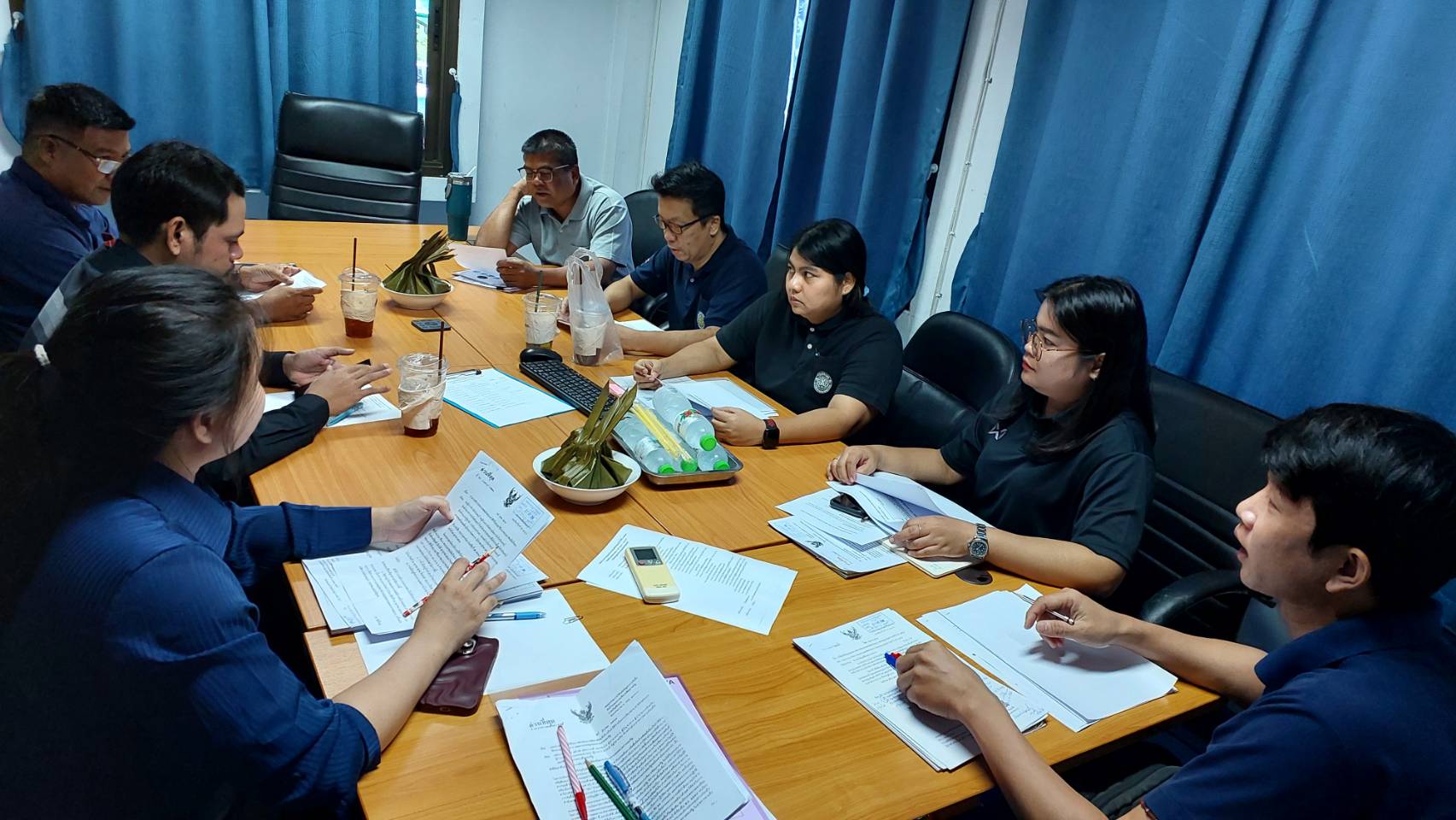 การประชุมสำนักงานประมงจังหวัดนนทบุรี ครั้งที่ 10/2568..คลิก