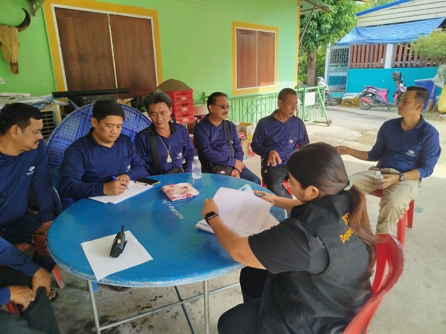 (อ.บางกรวย) การประชุมร่วมกับกลุ่มอนุรักษ์สัตว์น้ำบ้านศาลากลางปลายบาง..คลิก