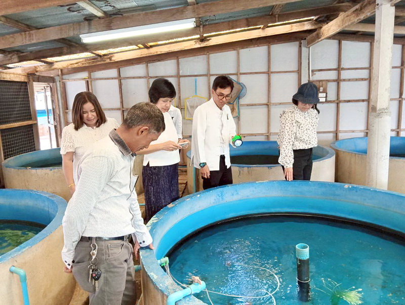 ร่วมต้อนรับผู้อำนวยการกองวิจัยและพัฒนาประมงน้ำจืด เข้าตรวจราชการ..คลิก