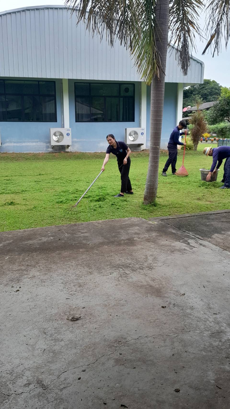 กิจกรรมปรับปรุงภูมิทัศน์บริเวณอาคารสำนักงาน..คลิก