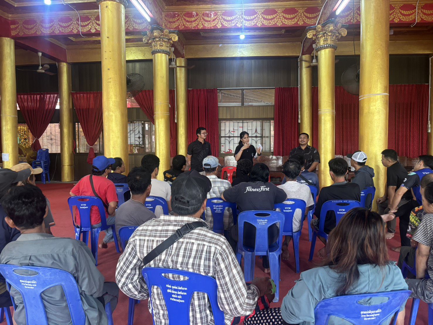 ร่วมประชุมชี้แจงการบริหารจัดการทรัพยากรประมงที่เกี่ยวข้องกับโครงการเสริมสร้างการมีส่วนร่วมของชุมชนประมง 