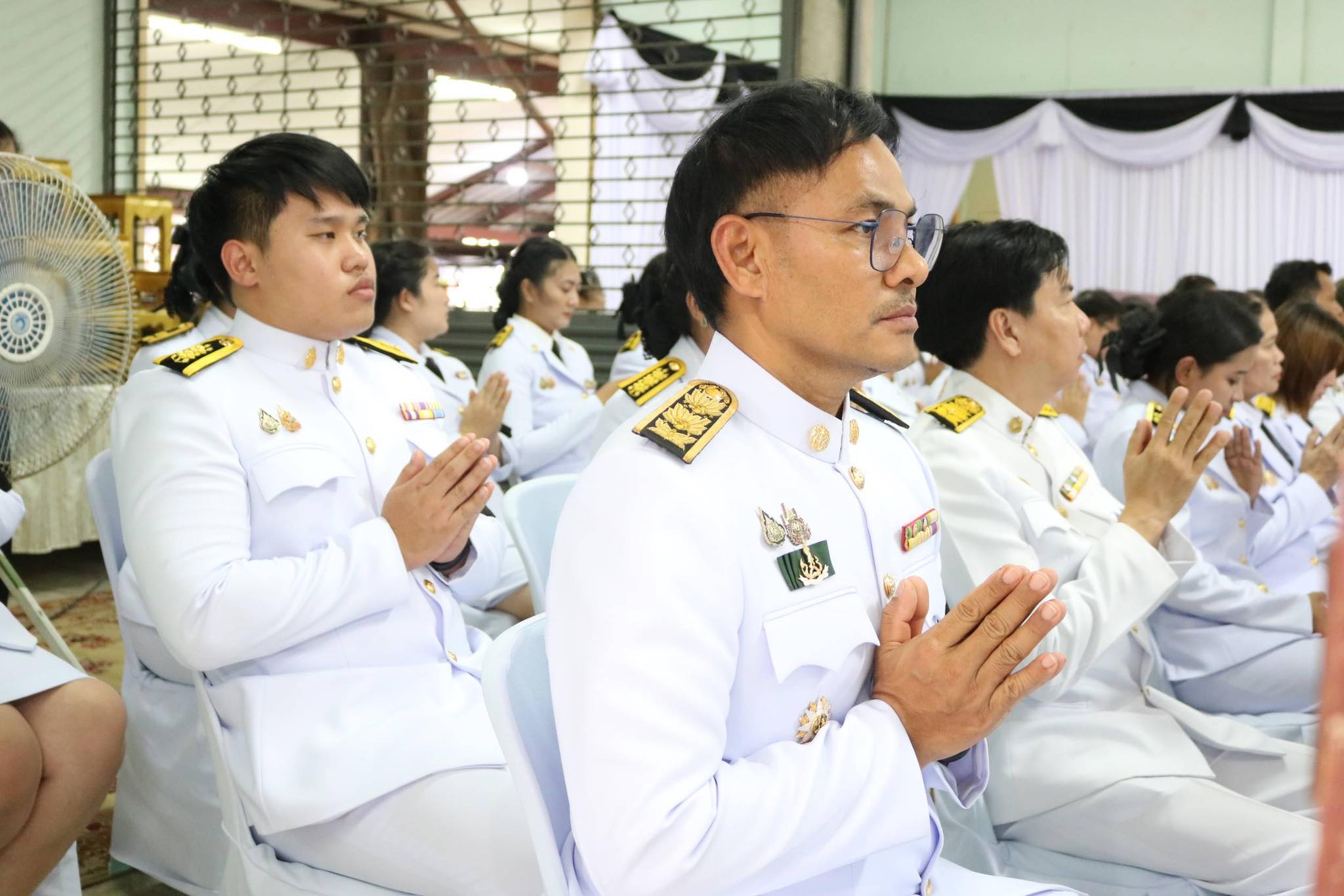 ร่วมพิธีบำเพ็ญกุศลปัณรสสมวาร ในวาระครบ 15 วัน