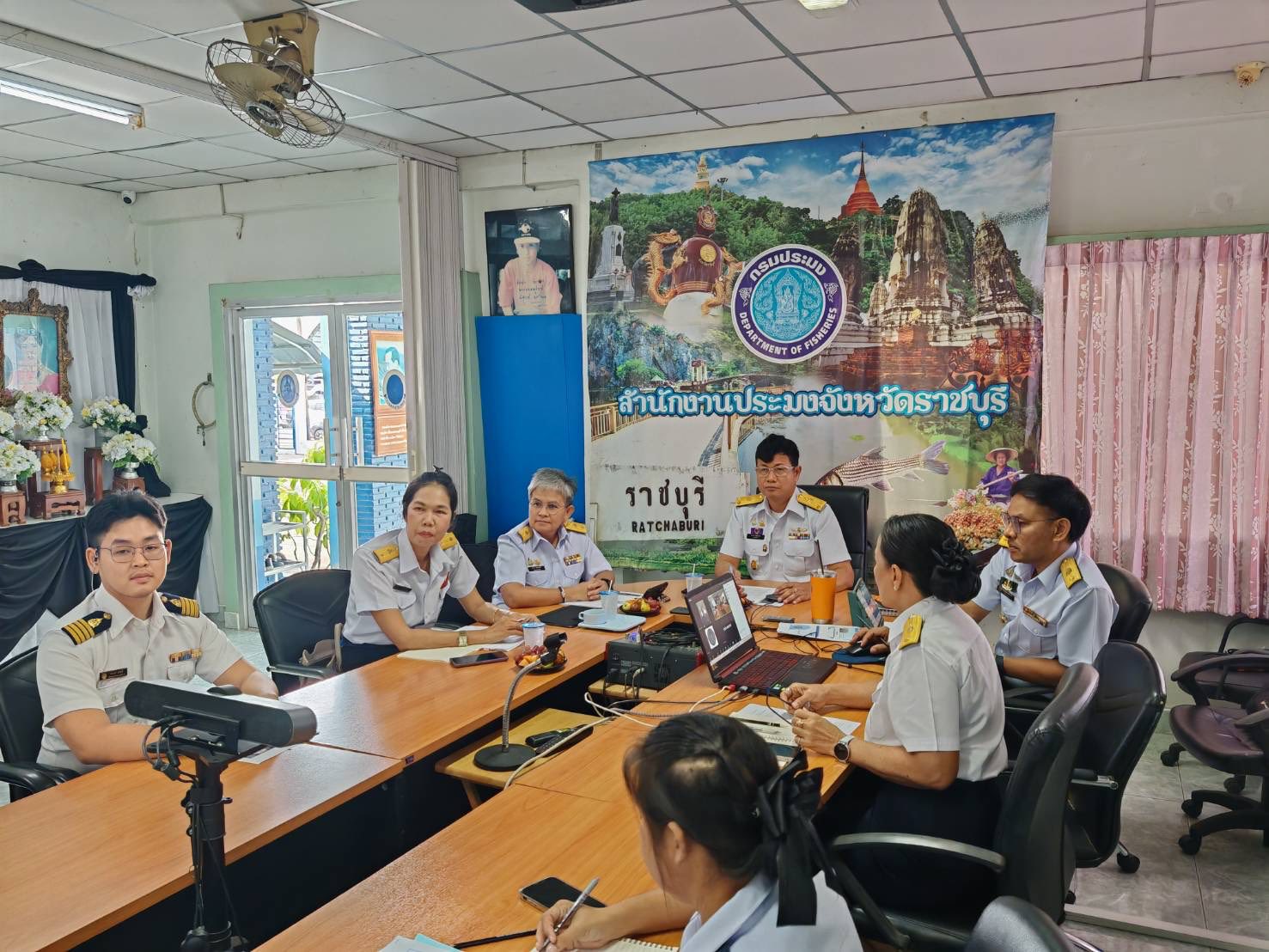 เข้าร่วมประชุมคณะกรรมการขับเคลื่อนนโยบายของกรมประมง (Fisheries Co - Ordinator : FC จังหวัดราชบุรี ครั้งที่ 10/2568