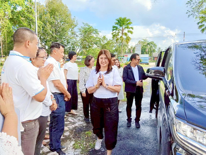 ร่วมต้อนรับ ดร.ฐิติพร หลาวประเสริฐ อธิบดีกรมประมง เข้าตรวจราชการ