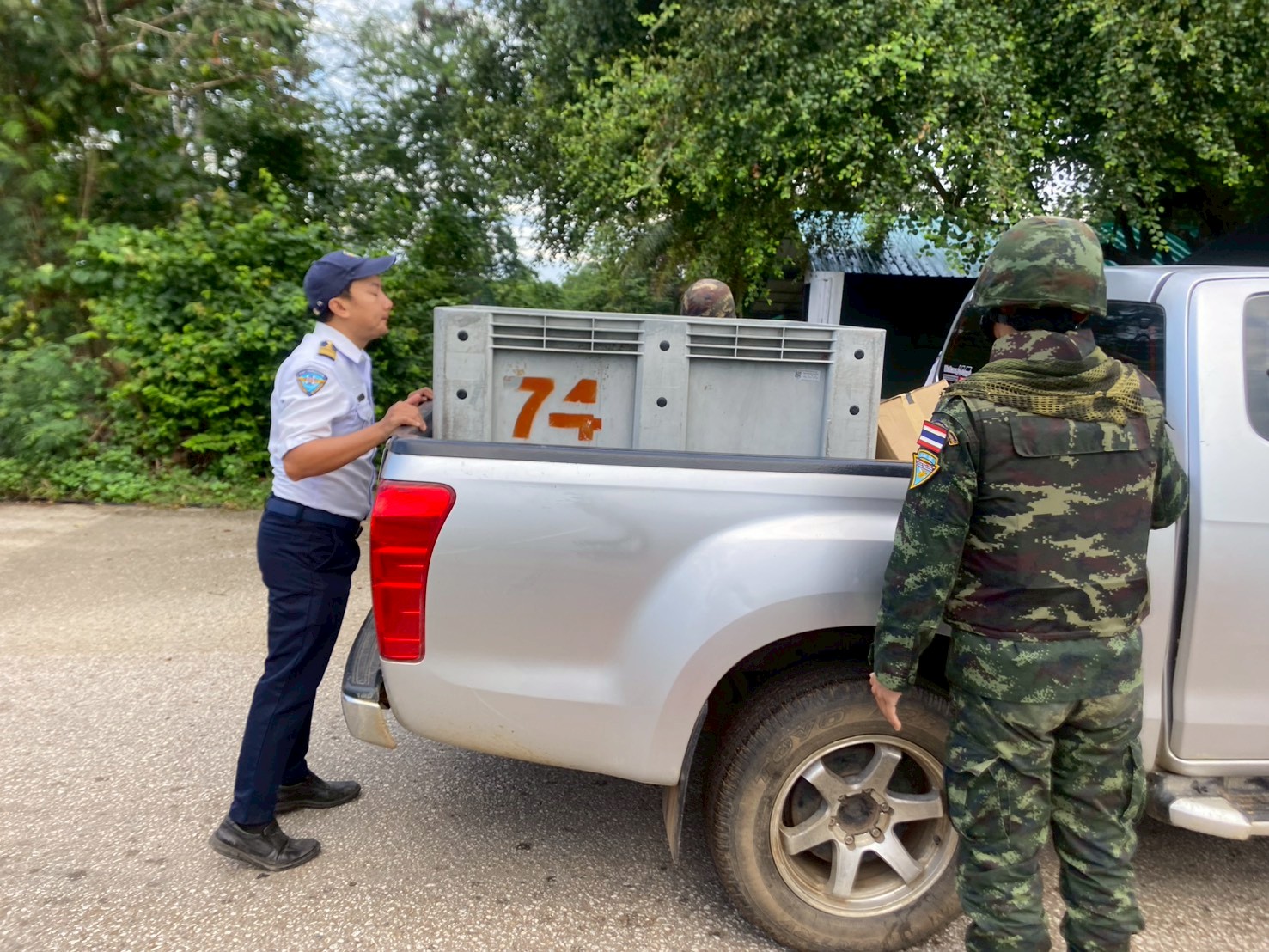  ตรวจบูรณาการ ทางจุดตรวจบ้านทับพริก