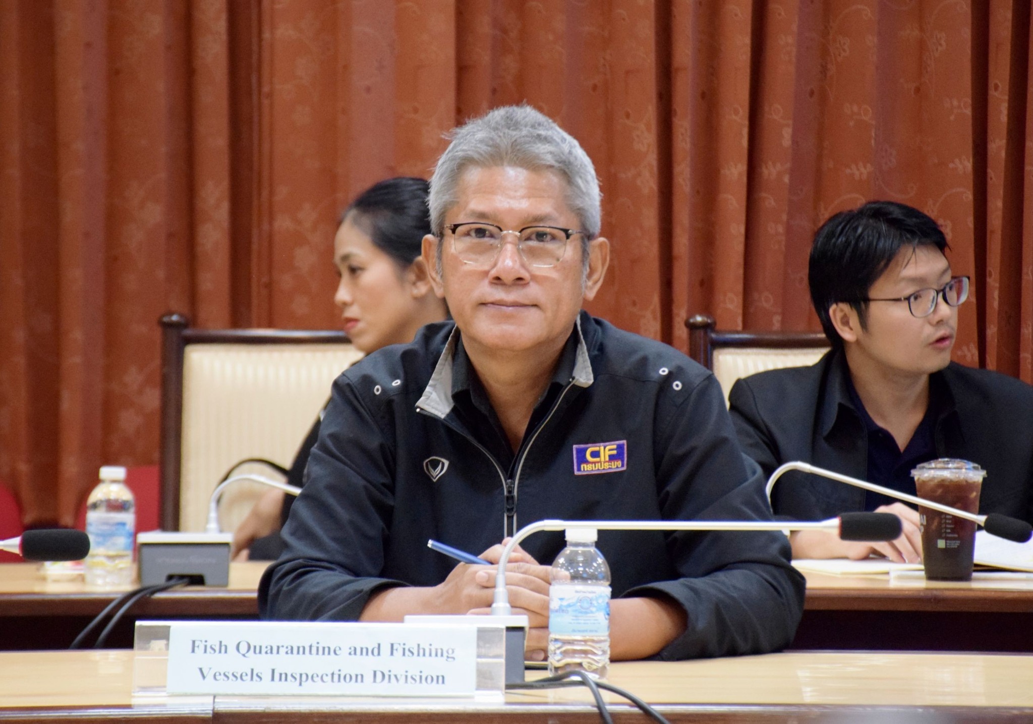 ประชุมหารือกับผู้แทนฝ่ายการเมืองจากสถานเอกอัครราชทูตสหรัฐอเมริกา ประจำประเทศไทย เกี่ยวกับการพระราชบัญญัติแก้ไขเพิ่มเติม พระราชกำหนดการประมง พ.ศ. 2558