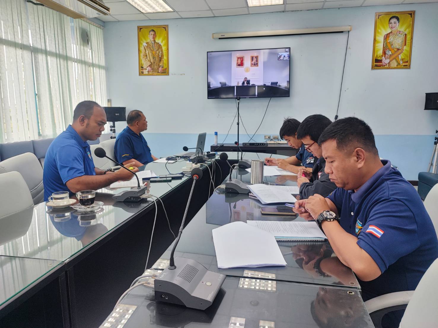 เข้าร่วมประชุมเรื่องการบังคับใช้กฎหมายตามพระราชบัญญัติแก้ไขเพิ่มเติมพระราชกำหนดการประมง พ.ศ. 2558 และ พ.ศ. 2568