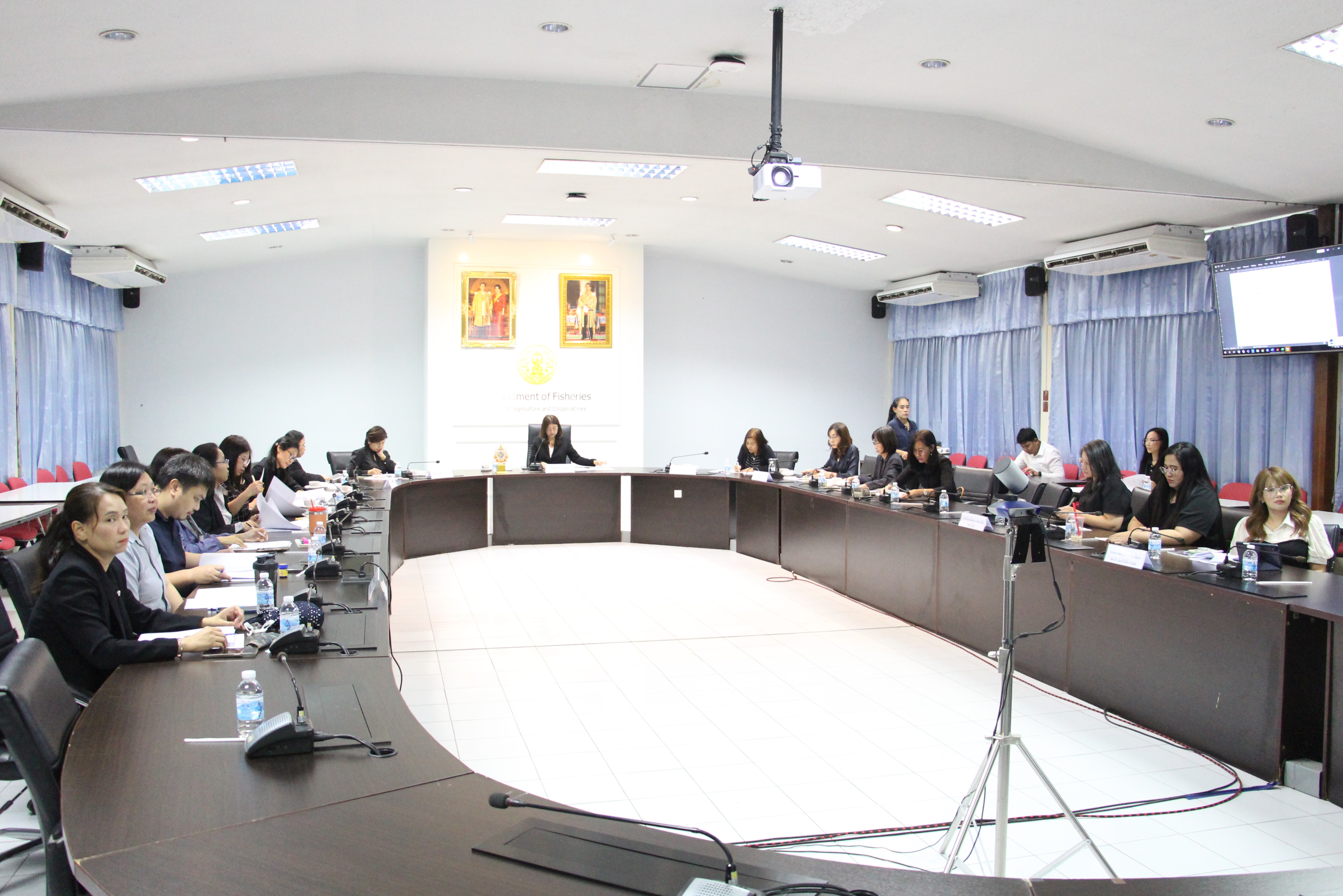 วันพฤหัสบดีที่ 20 พฤศจิกายน 2568 ประชุมเตรียมการเพื่อเตรียมความพร้อมในการดำเนินการตามพิธีสารว่าด้วยข้อกำหนดการกักกันและสุขลักษณะสำหรับสัตว์น้ำเพื่อการบริโภคที่ส่งออกจากไทยไปจีน