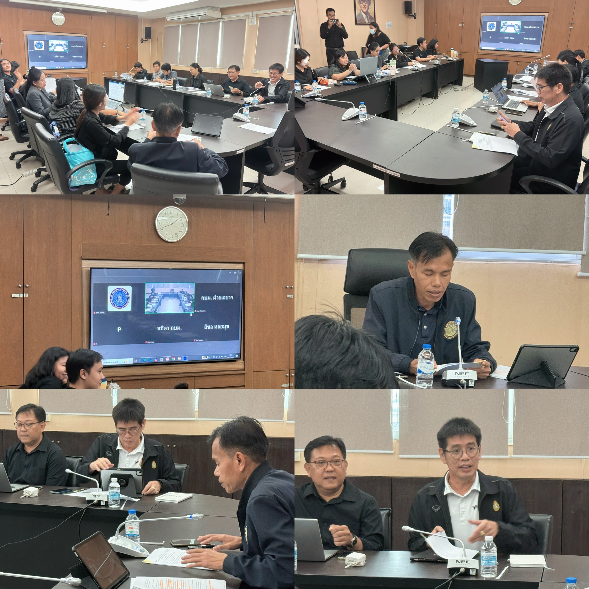 ในวันพุธที่ 26 พฤศจิกายน 2568 เวลา 13.30 น. นายกำพล ลอยชื่น ผู้อำนวยการกองวิจัยและพัฒนาประมงทะเล ได้เข้าร่วมประชุมพิจารณาจัดทำร่างประกาศกระทรวงเกษตรและสหกรณ์เพื่อกำหนดชนิดสัตว์น้ำ ขนาดและปริมาณสัตว์น้ำวัยอ่อนที่ห้ามจับ หรือนำขึ้นเรือประมงในบริเวณใดบริเวณหนึ่ง ตามมาตร 57 แห่งพระราชบัญญัติแก้ไขเพิ่มเติมพระราชกำหนดการประมง พ.ศ. 2558 พ.ศ. .... โดยมีนายวิชิต ไชยสาลี ผู้อำนวยการกองบริหารจัดการทรัพยากรและกำหนดมาตรการ เป็นประธานในการประชุม ณ ห้องประชุมปลาทู ชั้น 7 อาคารปลอดประสพ กรมประมง และผ่านระบบการประชุม Zoom Cloud Mettings