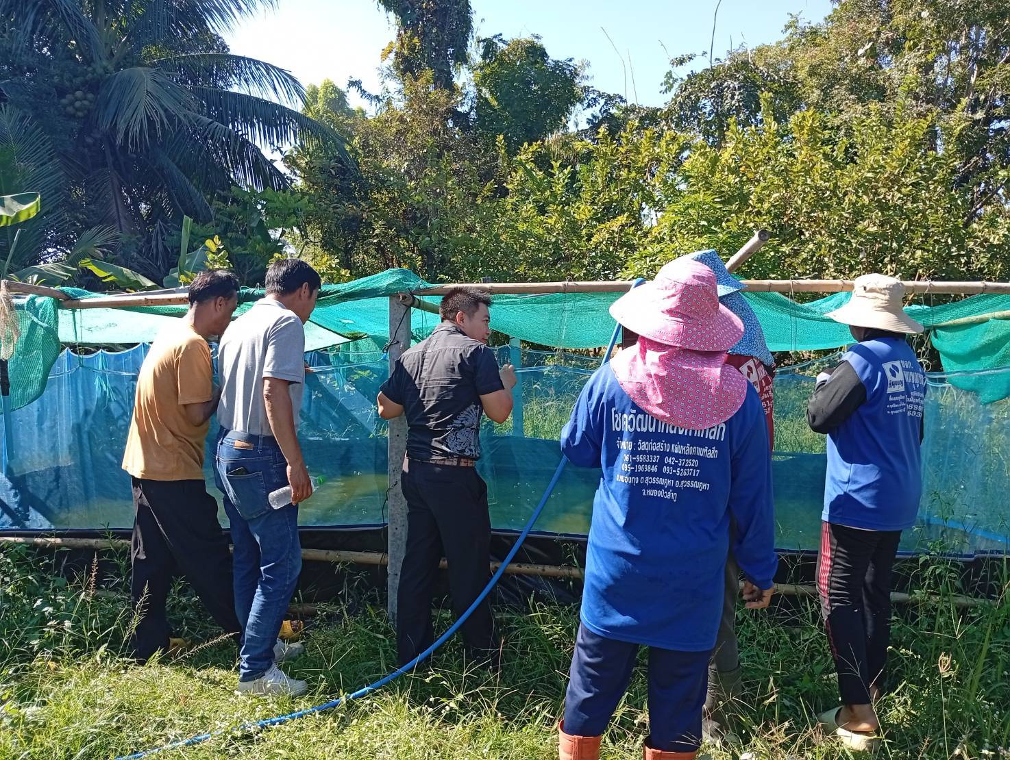 ติดตามผลโครงการส่งเสริมทางเลือกอาชีพด้านการประมงการเลี้ยงสัตว์น้ำในบ่อพลาสติกและในกระชังบกภายใต้โครงการฟื้นฟูเกษตรกรผู้ประสบอุทกภัยปี 2567 ของกระทรวงเกษตรและสหกรณ์