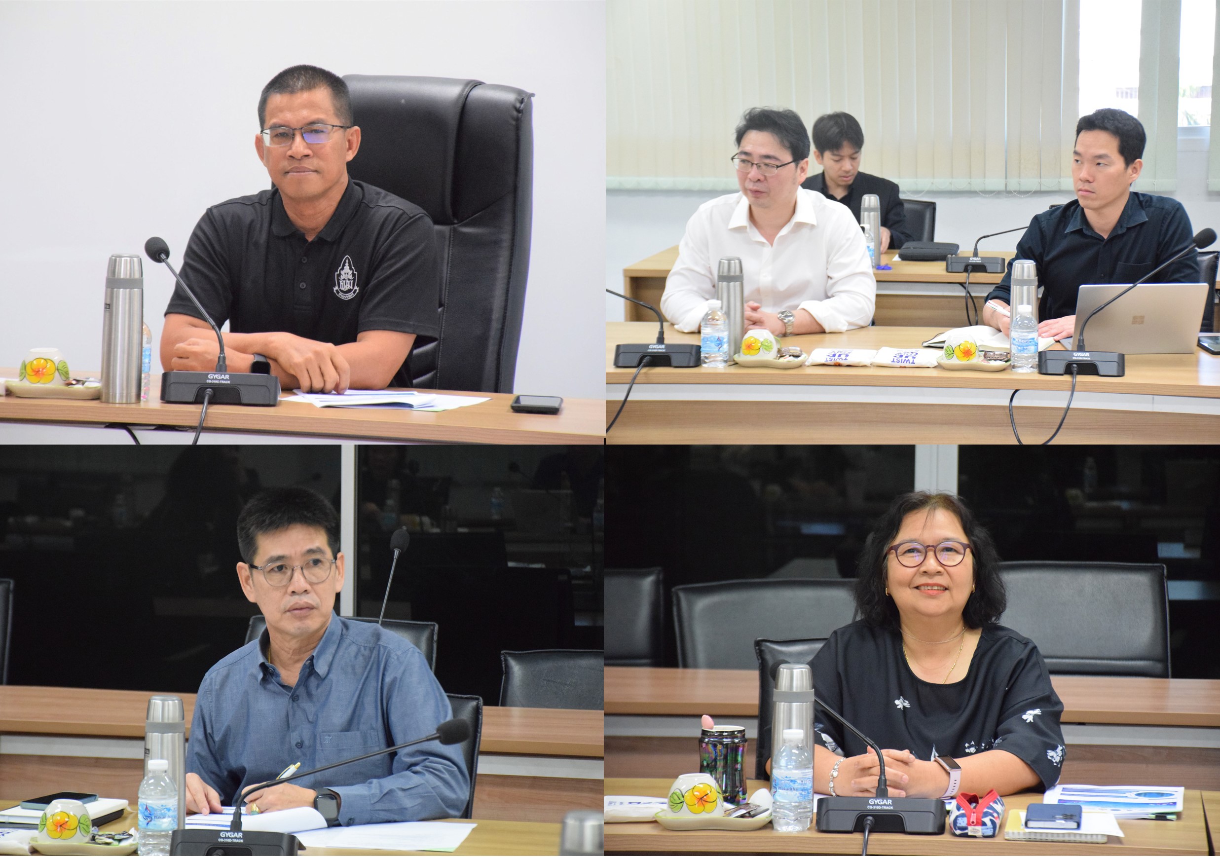 การประชุมการพิจารณาแนวทางการขยายระยะเวลาบันทึกข้อตกลงความร่วมมือโครงการศึกษาวิจัยการจัดสร้างแหล่งอาศัยสัตว์ทะเลเพื่อการประมงจากขาแท่นหลุมผลิตปิโตรเลียม นอกชายฝั่งทะเลอ่าวไทย 