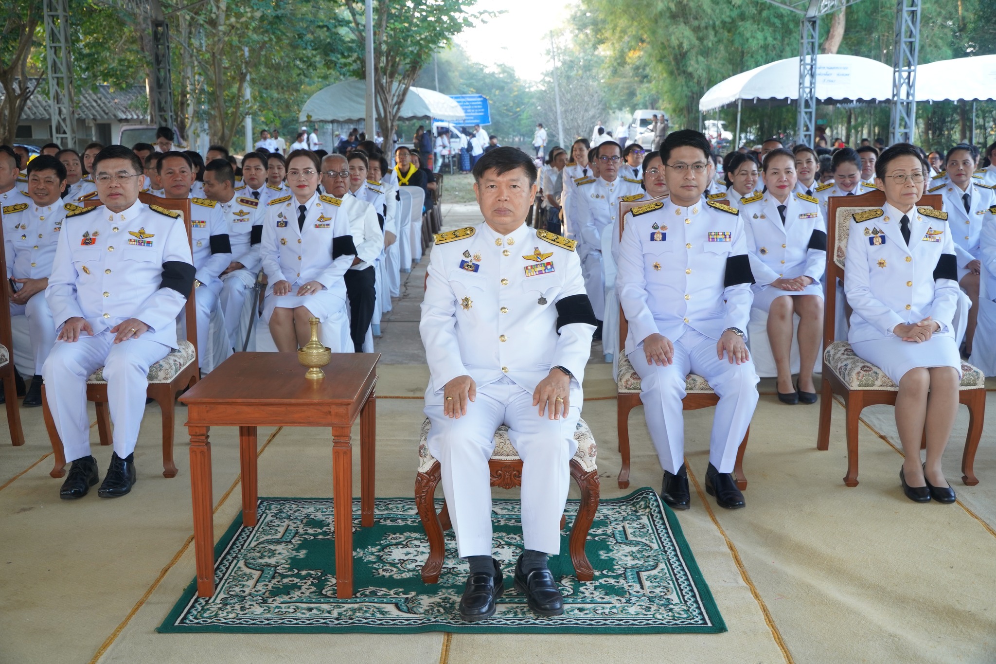 ร่วมพิธีเจริญพระพุทธมนต์และทำบุญตักบาตรพระภิกษุสงฆ์ เพื่อเฉลิมพระเกียรติและถวายเป็นพระราชกุศลแด่ สมเด็จพระเจ้าลูกเธอ เจ้าฟ้าพัชรกิติยาภา นเรนทิราเทพยวดี กรมหลวงราชสาริณีสิริพัชร มหาวัชรราชธิดา เนื่องในโอกาสวันคล้ายวันประสูติ 7 ธันวาคม 2568