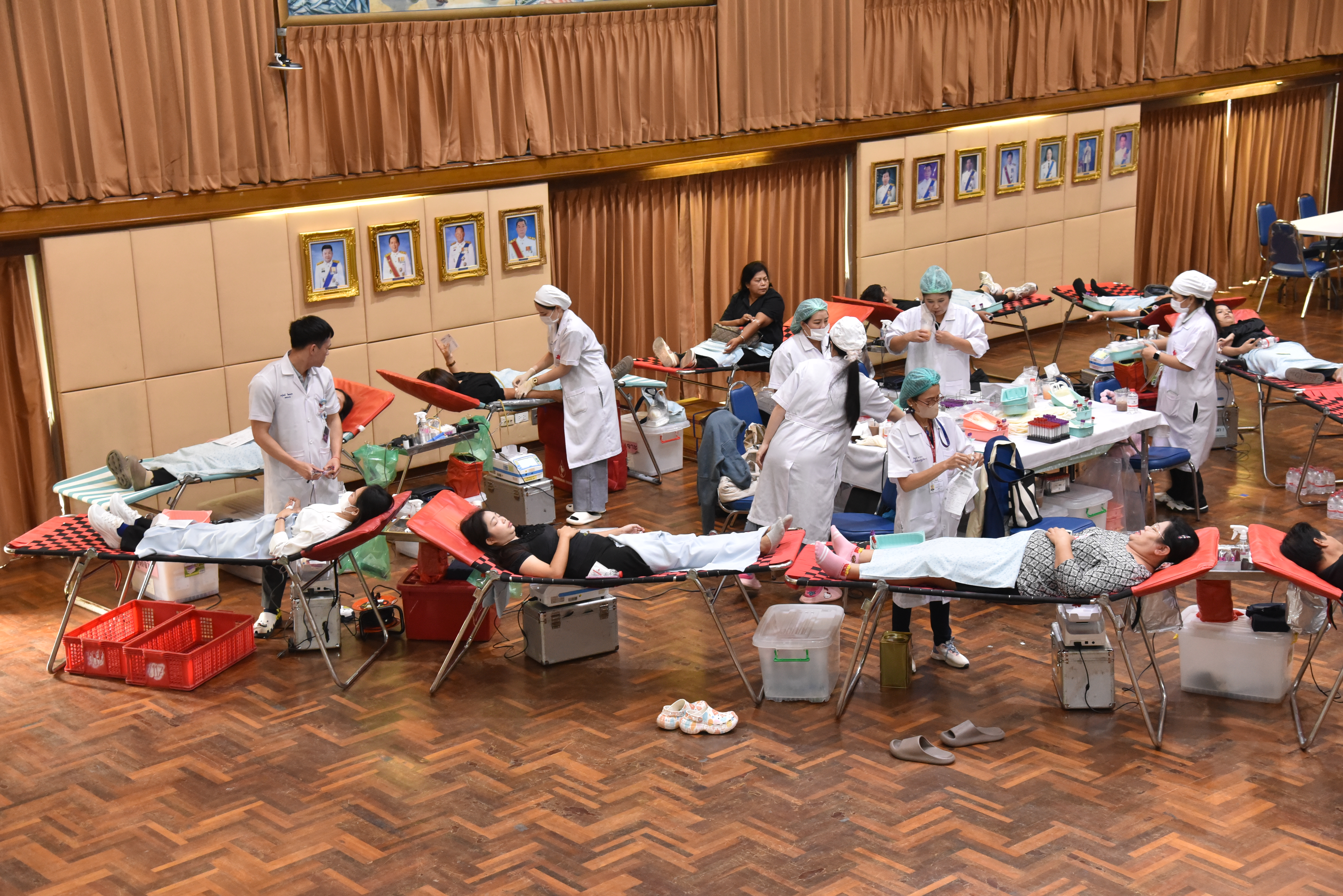 กรมประมง ร่วมกับ ศูนย์บริการโลหิตแห่งชาติ สภากาชาดไทย จัดกิจกรรมบริจาคโลหิต เราทำความ ดี ด้วยหัวใจ ครั้งที่ 46