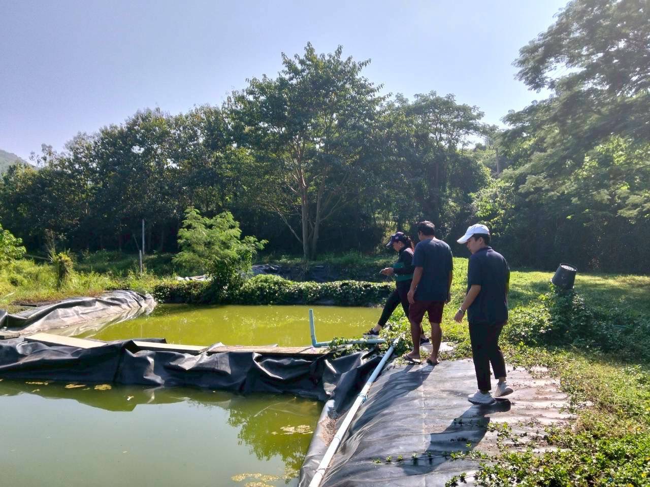 ร่วมลงพื้นที่ตรวจสอบสถานที่และความพร้อมของสถานเพาะพันธุ์ ฯ..คลิก