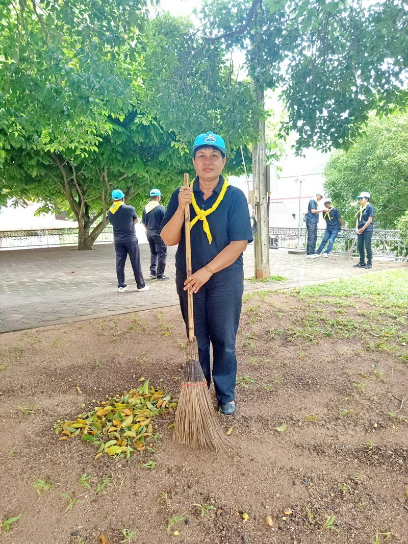 ร่วมกิจกรรมจิตอาสาถวายเป็นพระราชกุศล ณ วัดคูหาสวรรค์ อำเภอเมือง จังหวัดพัทลุง