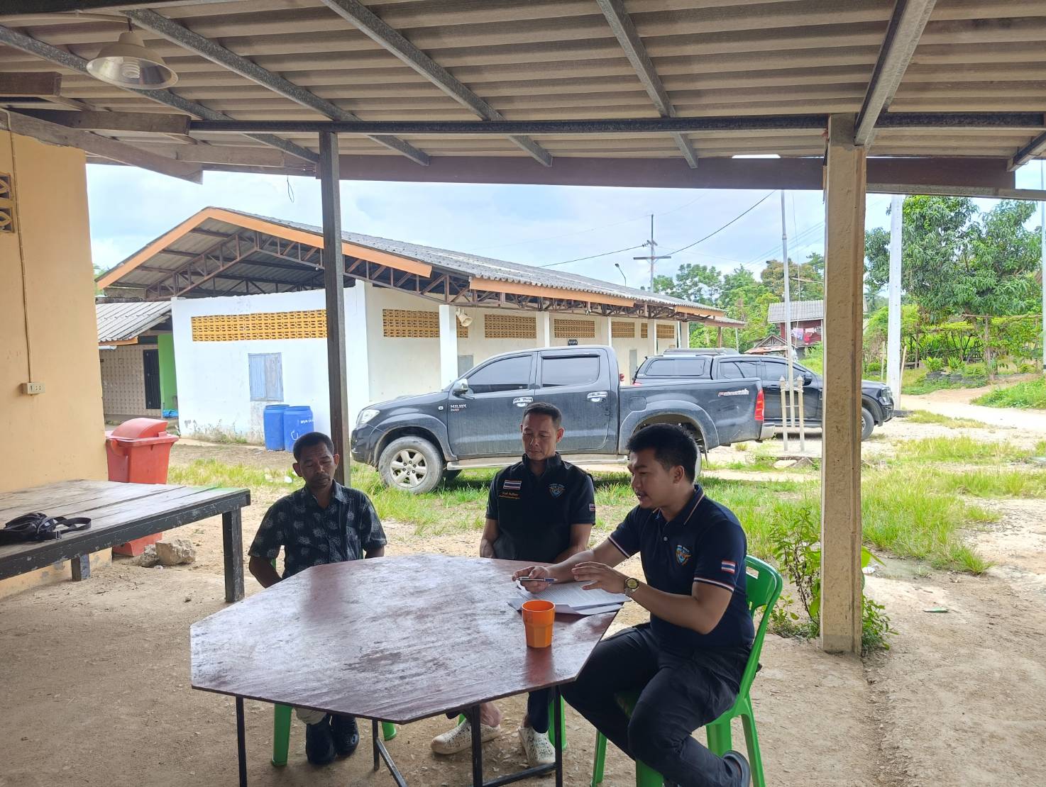 ลงพื้นที่ปฏิบัติงานโครงการเสริมสร้างการมีส่วนร่วมของชุมชนประมง 