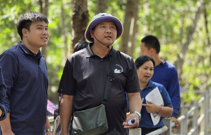 ลงพื้นที่โรงเรียนตำรวจตระเวนชายแดนบ้านน้ำแดง ต.บางชัน อ.ขลุง จ.จันทบุรี