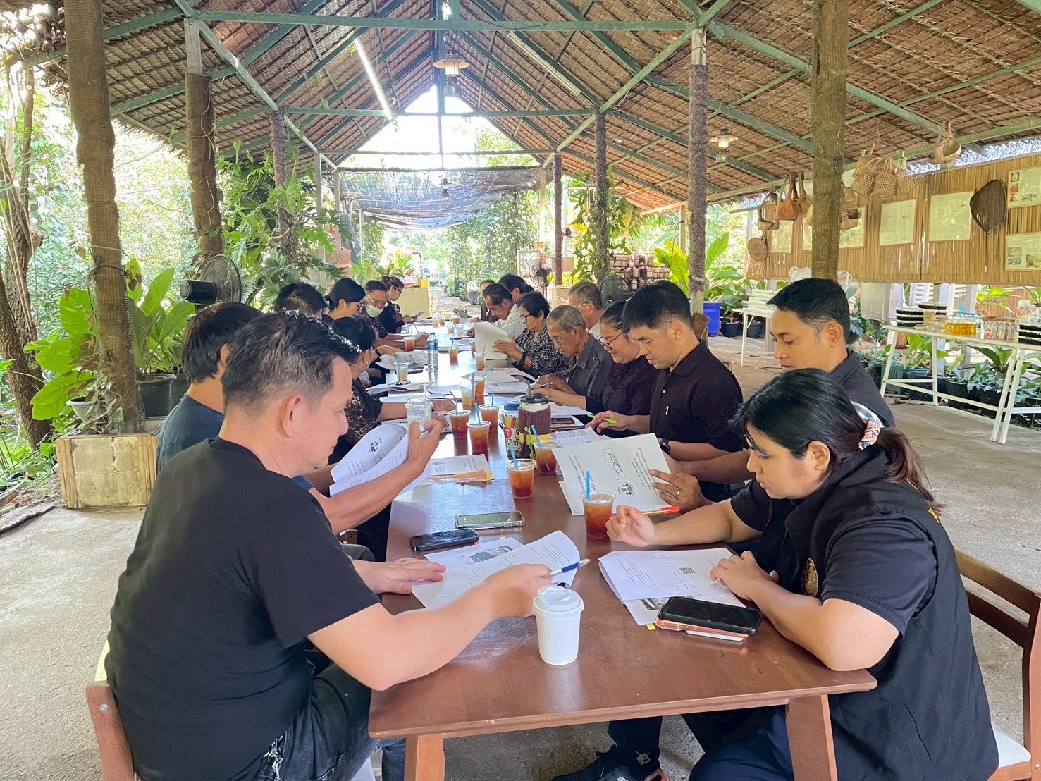 (อ.บางกรวย) ประชุมเชื่อมโยงการดำเนินงานคณะกรรมการเครือข่ายแปลงใหญ่ฯ และ ศพก. ระดับอำเภอ ครั้งที่ 1 ประจำปีงบประมาณ พ.ศ. 2569