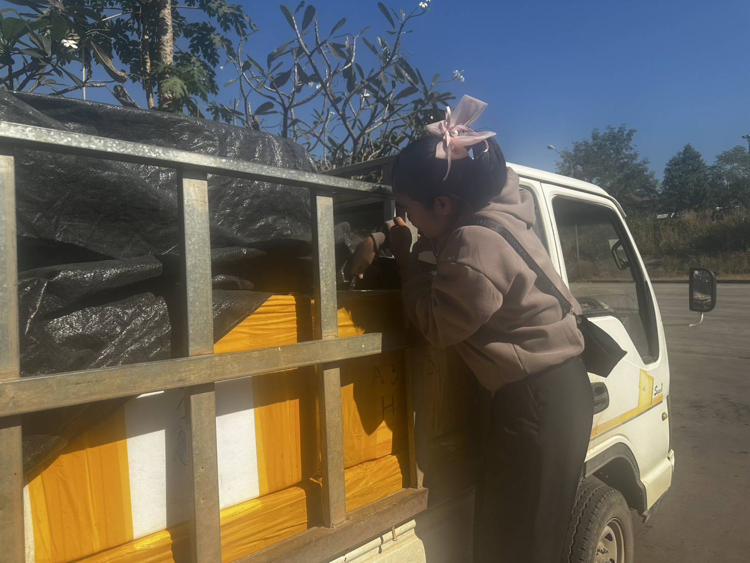 ข่าวกิจกรรม วันที่ 19 ธันวาคม 2568 เจ้าหน้าที่ด่านตรวจประมงนครพนม ตรวจสอบสัตว์น้ำชนิด หอยจุ๊ปแจง และหอยตลับ มีชีวิต ส่งออกไปยัง เมืองท่าแขก แขวงคำม่วน สปป.ลาว ณ อาคารเก็บของกลางและตรวจสอบสินค้าด่านศุลกากรนครพนม จ.นครพนม..คลิก