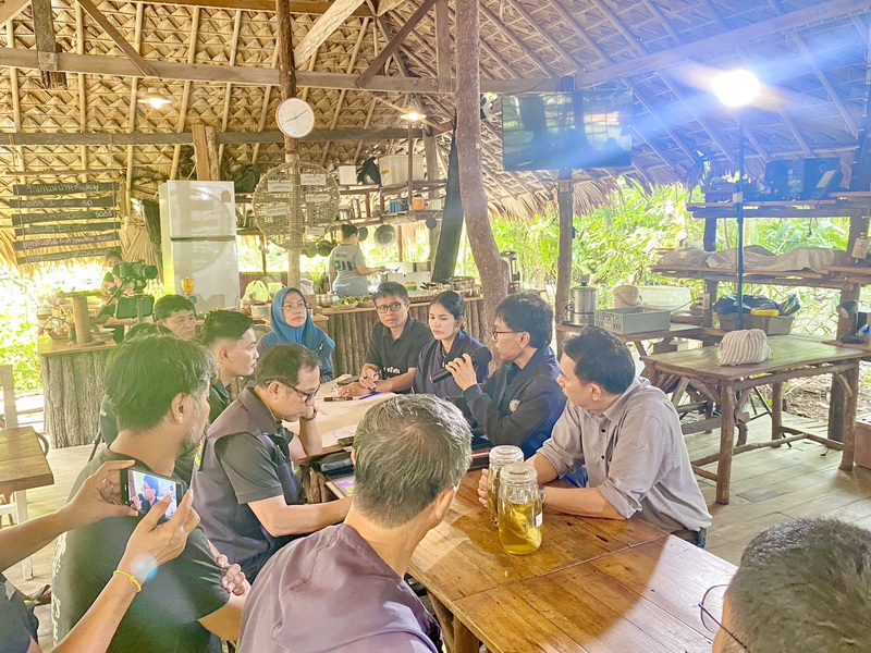 ร่วมเวทีหารือแนวทางการจัดการปลาหมอคางดำในระบบนิเวศทะเลสาบสงขลา