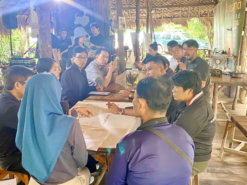 ร่วมเวทีหารือแนวทางการจัดการปลาหมอคางดำในระบบนิเวศทะเลสาบสงขลา