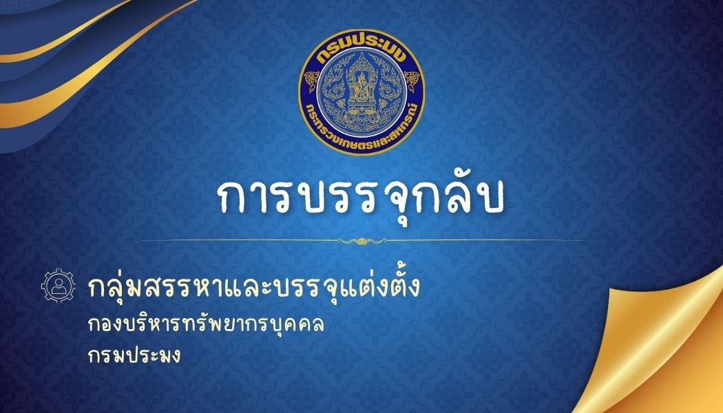 การบรรจุกลับ..คลิก