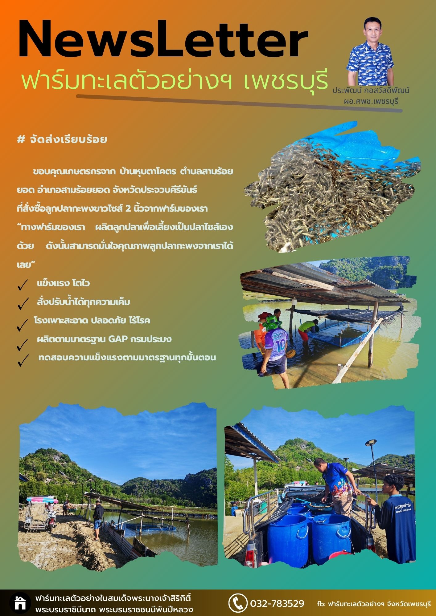 จำหน่ายลูกปลากะพงขาว