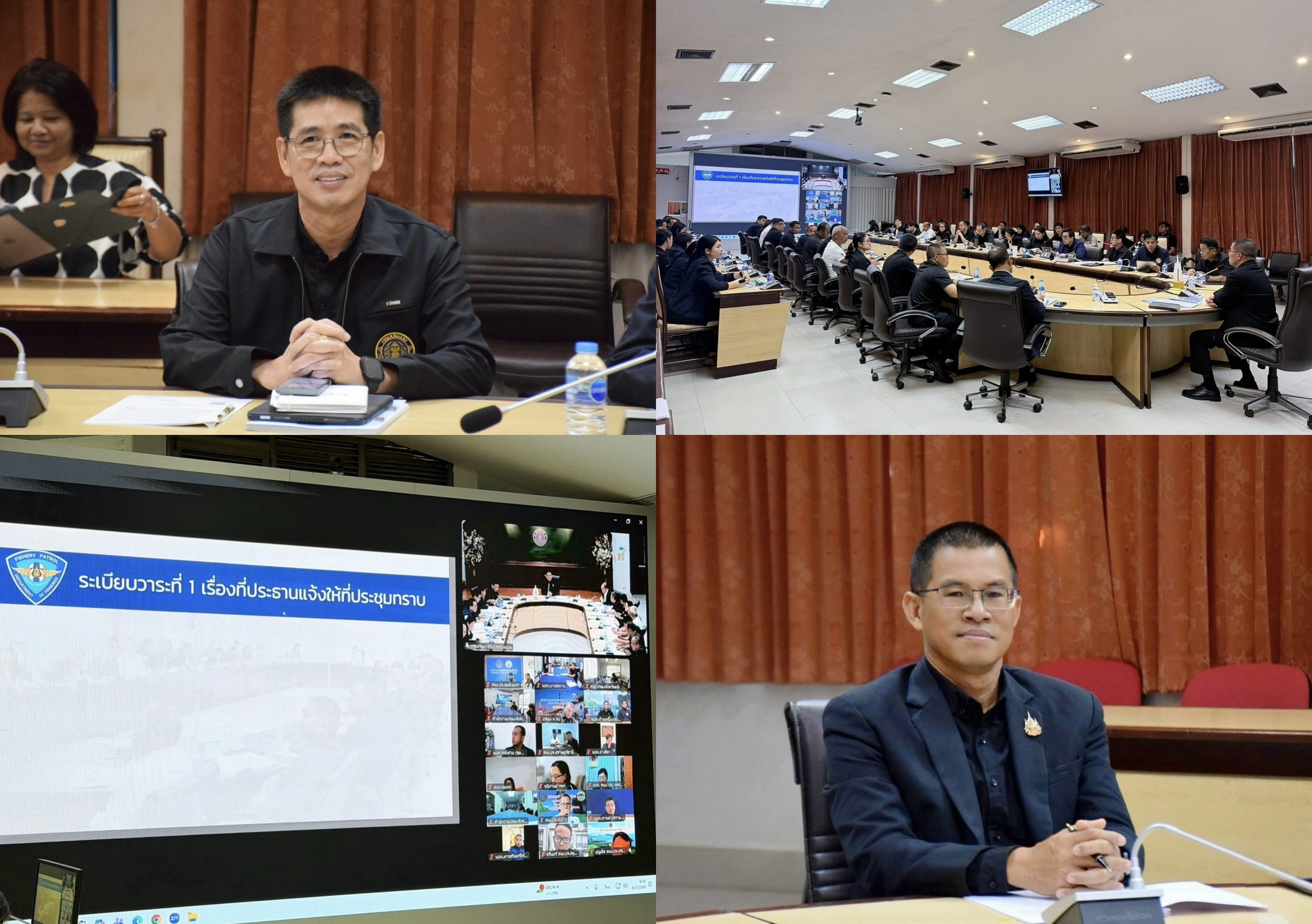 วันอังคารที่ 6 มกราคม 2569 เวลา 9.30 น. นายกำพล ลอยชื่น ผู้อำนวยการกองวิจัยและพัฒนาประมงทะเล เข้าร่วมประชุมคณะกรรมการเพื่อดำเนินงานตามมาตรการบริหารจัดการทรัพยากรสัตว์น้ำมีไข่ วางไข่ เลี้ยงตัวอ่อน ครั้งที่ 1/2569 โดยมี นายสุวัฐน์ วงศ์สุวัฒน์ รองอธิบดีกรมประมง เป็นประธานการประชุม ณ ห้องประชุมพะยูน ชั้น 7 อาคารจุฬาภรณ์ กรมประมง และผ่านทางระบบ Zoom Cloud Mettings ฯลฯ