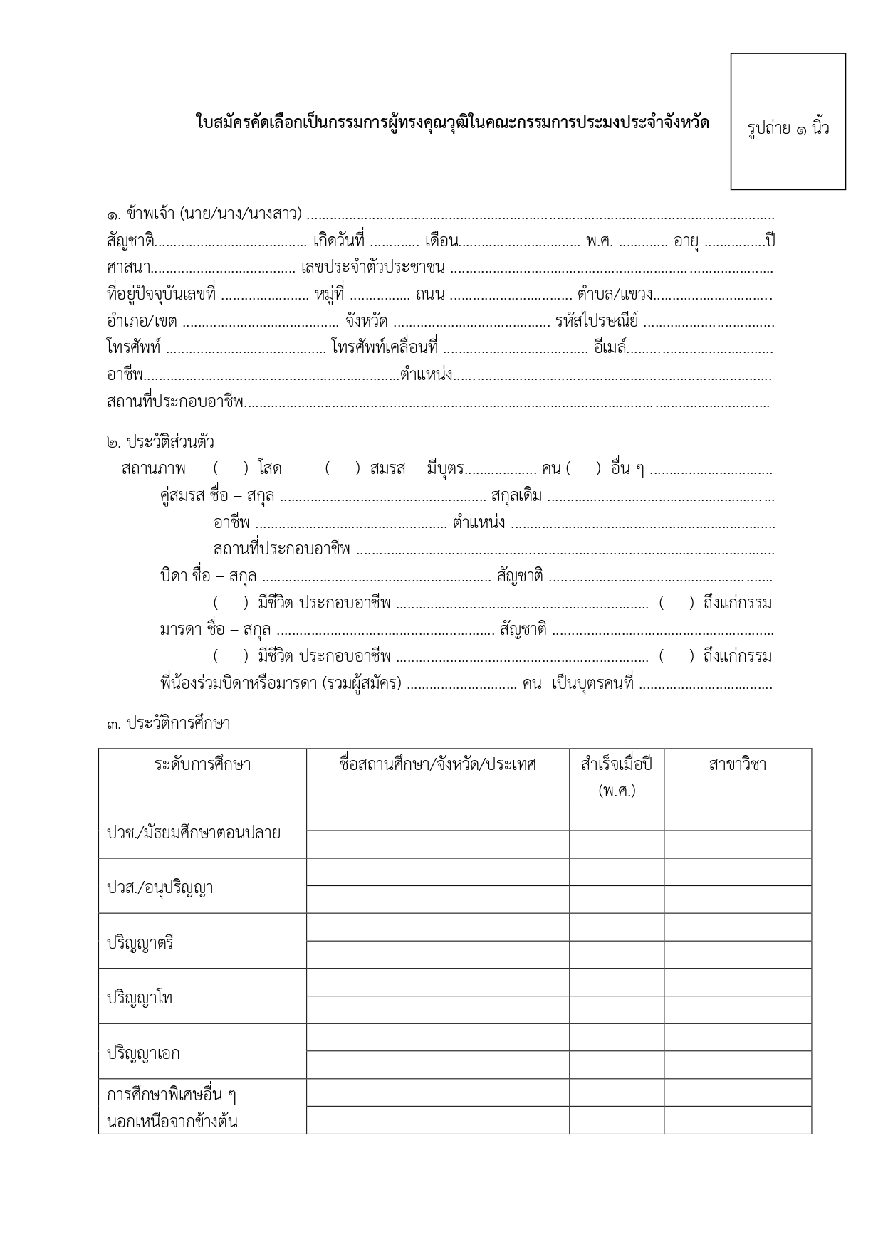 ประกาศรับสมัครผู้ทรงฯ