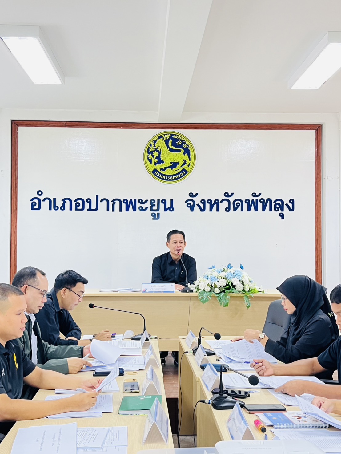 ประมงอำเภอปากพะยูน เข้าร่วมประชุมคณะกรรมการให้ความช่วยเหลือผู้ประสบภัยพิบัติ อำเภอปากพะยูน  (ก.ช.ภ.อ.) ครั้งที่ 1/2569  ณ ห้องประชุมที่ว่าการอำเภอปากพะยูน