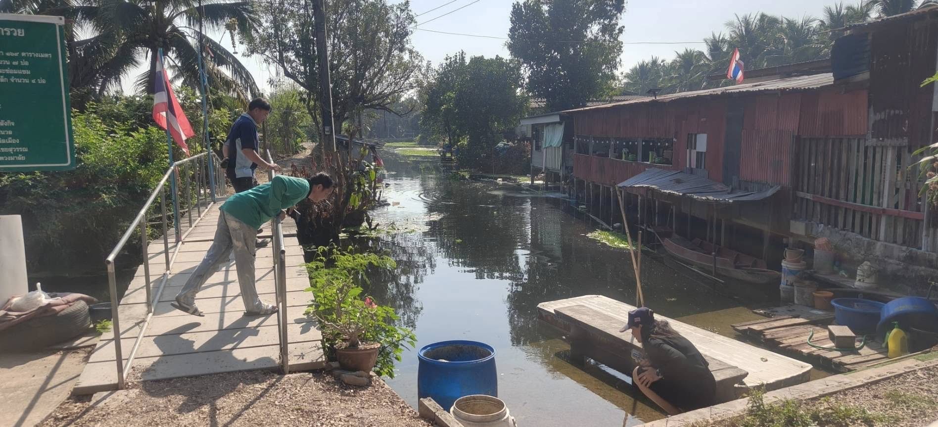 ลงพื้นที่สำรวจและเฝ้าระวังการแพร่กระจายประชากรปลาหมอคางดำในแหล่งน้ำธรรมชาติ ตามโครงการจัดการการแพร่ระบาดของปลาหมอคางดำในพื้นที่จังหวัดราชบุรี..คลิก