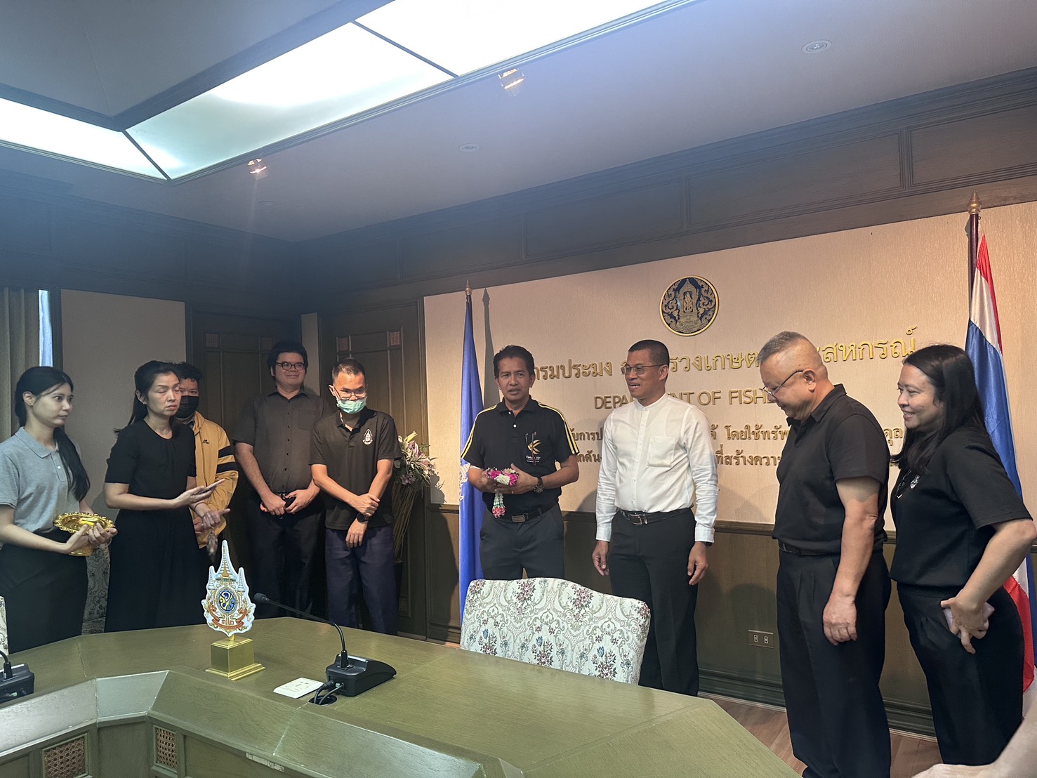 ศูนย์เทคโนโลยีสารสนเทศและการสื่อสารเข้าพบผู้บริหารกรมประมง เพื่อสวัสดีปีใหม่ พ.ศ. 2569