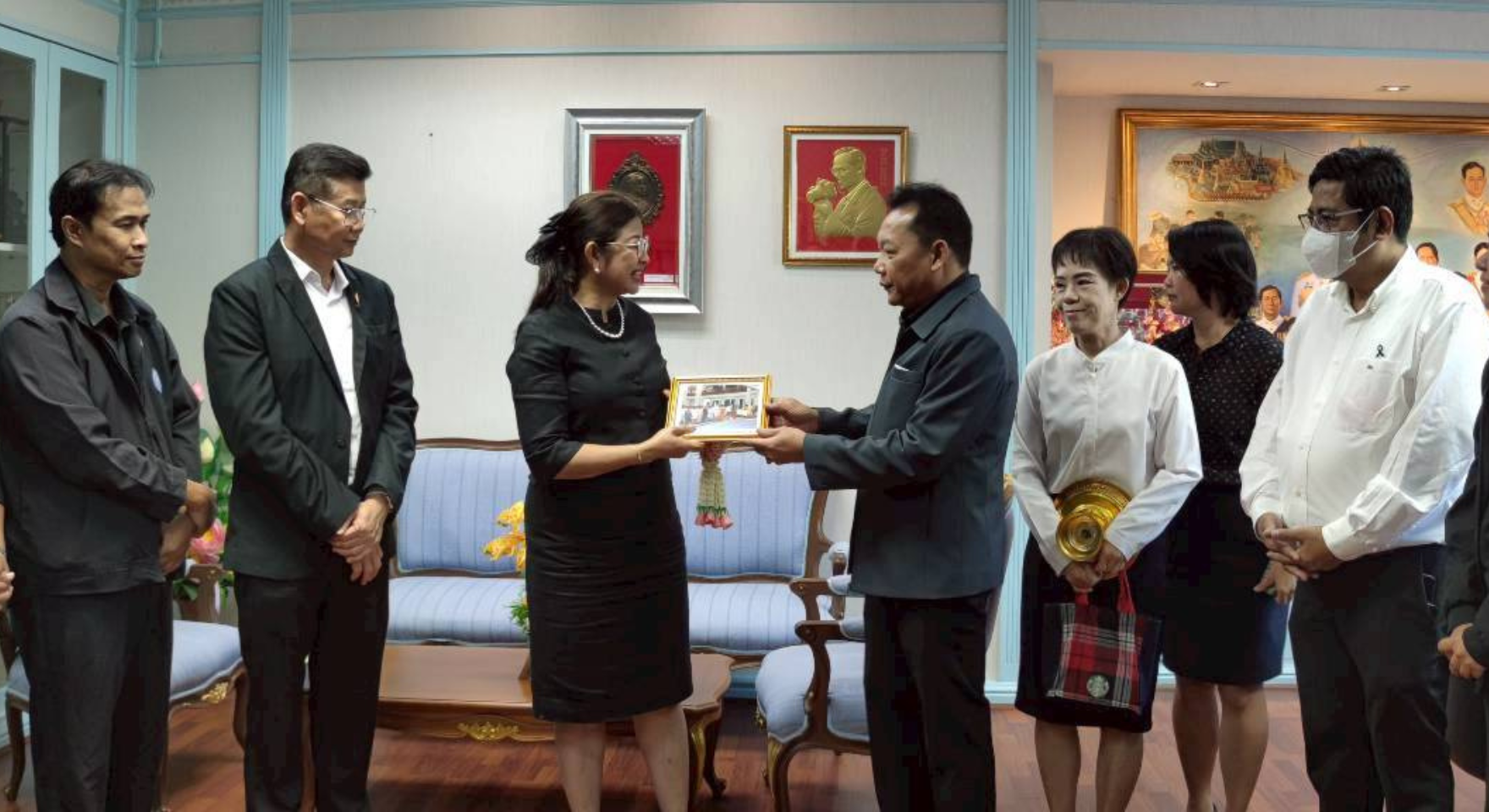 กองโครงการอันเนื่องมาจากพระราชดำริและกิจกรรมพิเศษ เข้าพบผู้บริหารกรมประมง เพื่อสวัสดีปีใหม่ พ.ศ. 2569