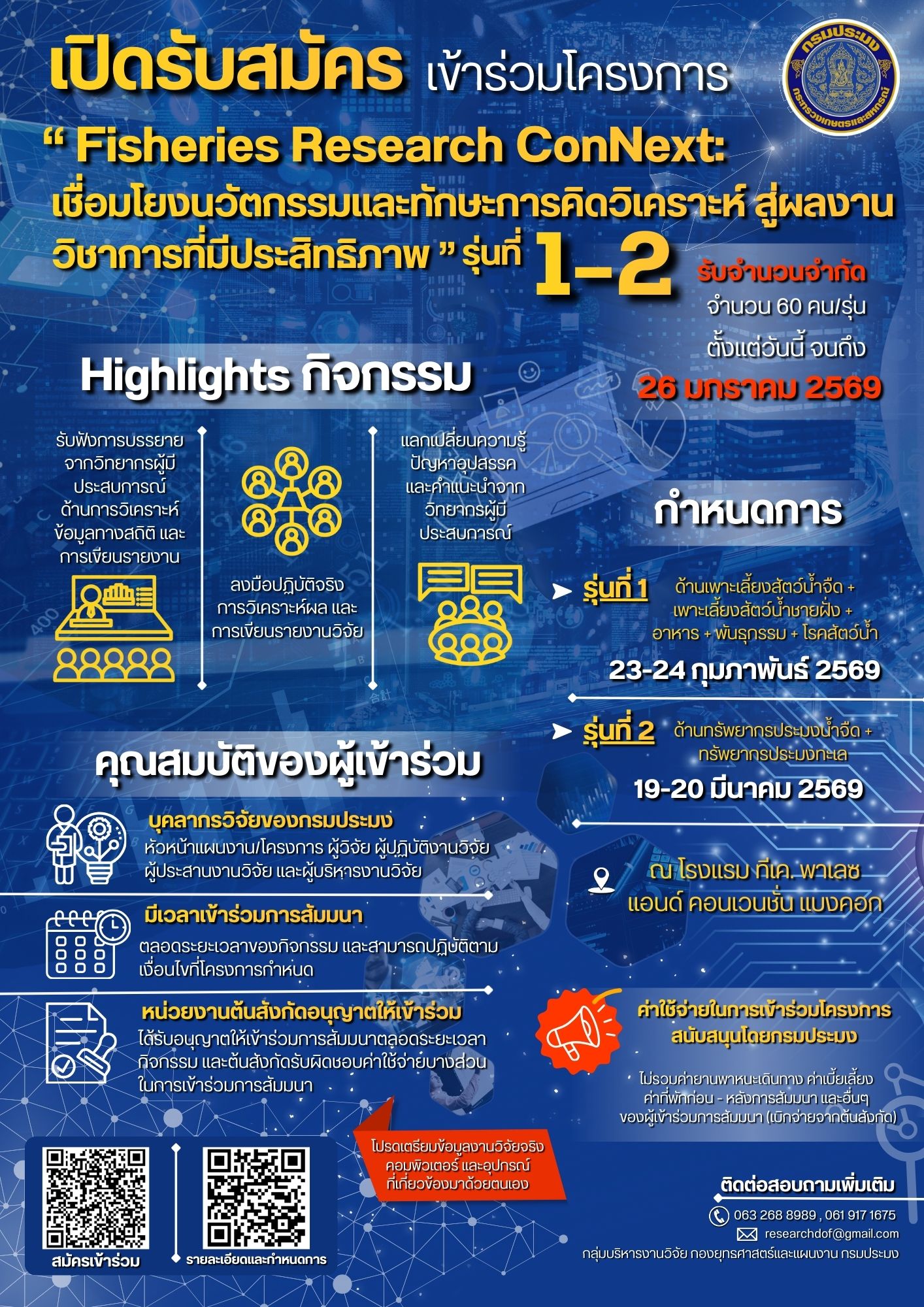 โครงการสัมมนาเชิงปฏิบัติการ 