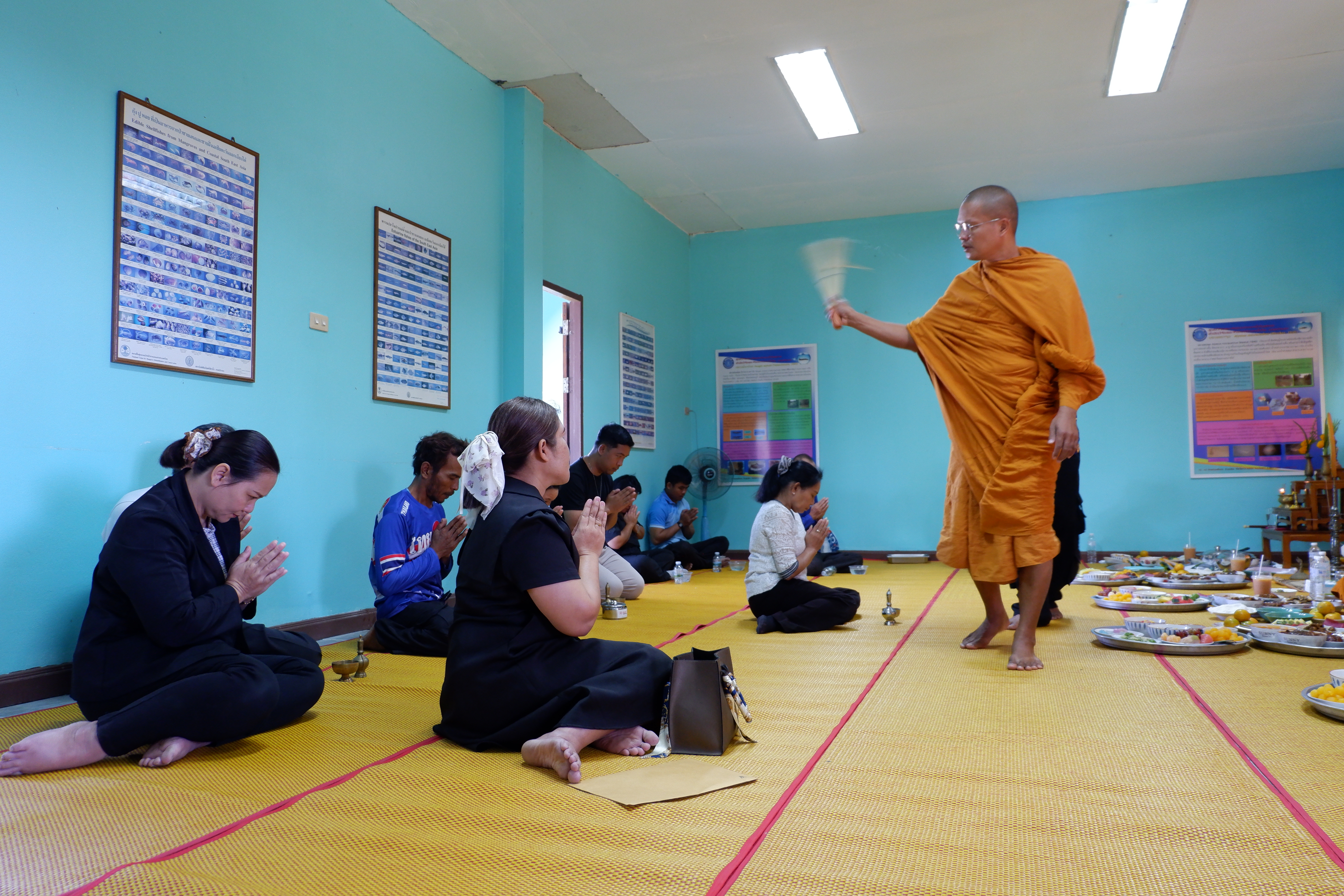 ศูนย์วิจัยและพัฒนาการเพาะเลี้ยงสัตว์น้ำจืดตราดทำบุญประจำปี ๒๕๖๙