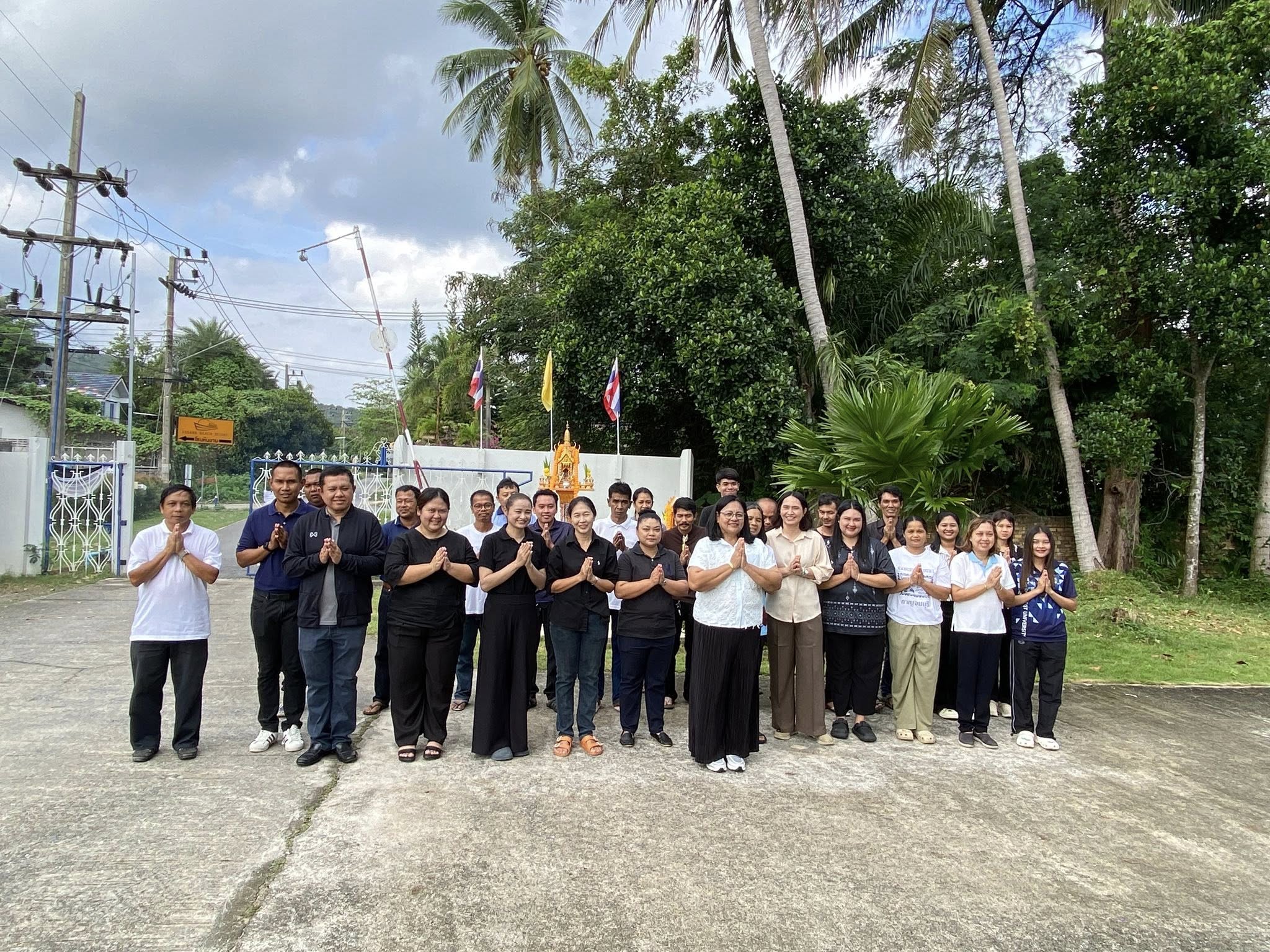ทำบุญศูนย์วิจัยและพัฒนาพันธุกรรมสัตว์น้ำนครศรีธรรมราช