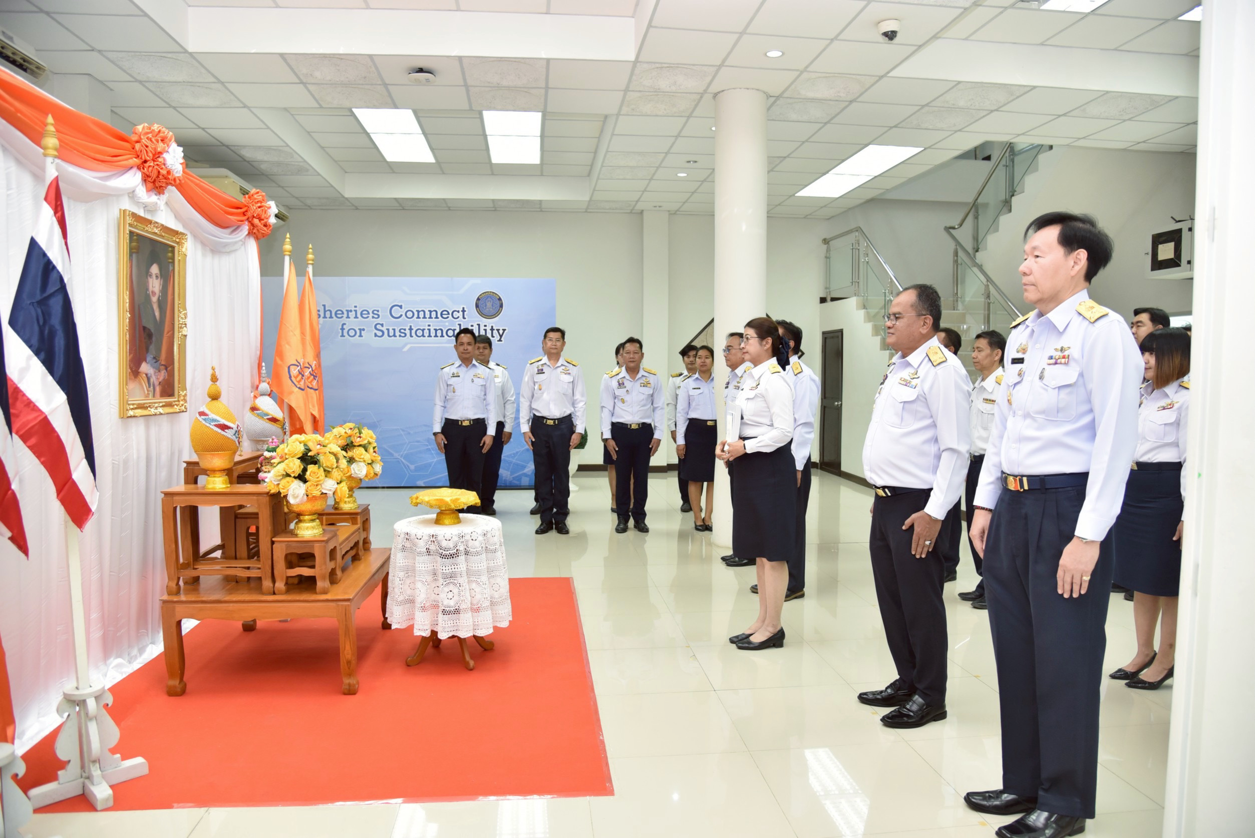 สมเด็จพระเจ้าน้องนางเธอ เจ้าฟ้าจุฬาภรณวลัยลักษณ์ อัครราชกุมารี กรมพระศรีสวางควัฒน วรขัตติยราชนารี พระราชทานบัตรอวยพรปีใหม่ (ส.ค.ส.) พร้อมสมุดบันทึกไดอารี เนื่องในวารดิถีขึ้นปีใหม่ พุทธศักราช 2569 แก่กรมประมง