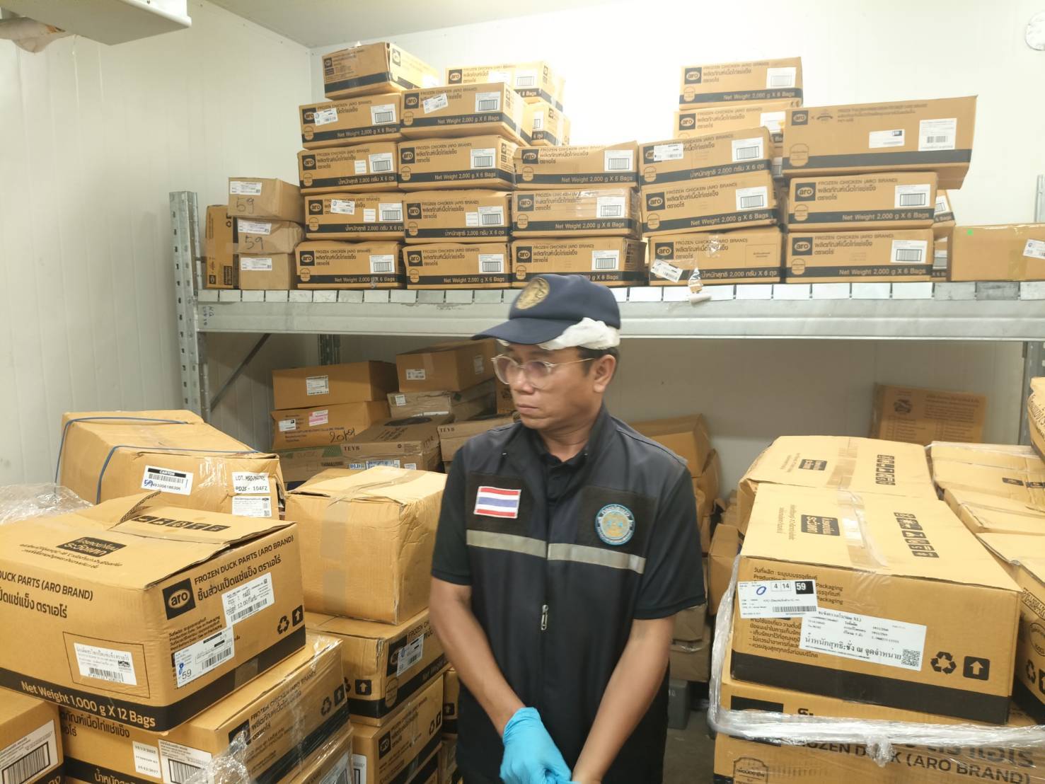 ศูนย์บริหารจัดการด่านตรวจประมงเขต 9 (สตูล) บูรณาการปศุสัตว์จังหวัดสตูล ด่านกักกันสัตว์สตูล ตรวจเข้มห้องเย็นและสถานที่พักซากสัตว์..คลิก